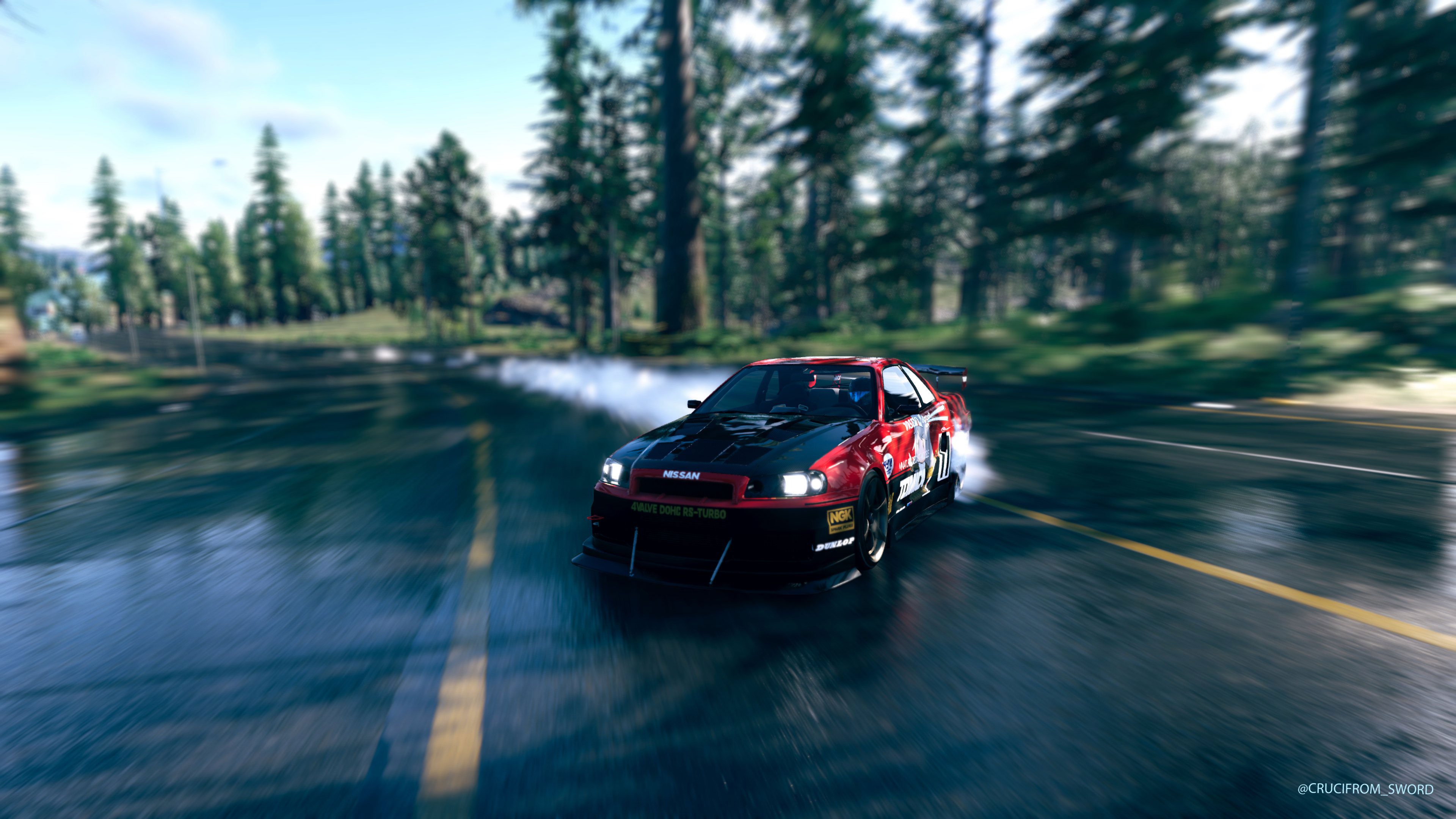 4K The Crew 2 In Game Screen Shot Drift Drift Cars Video Games Game