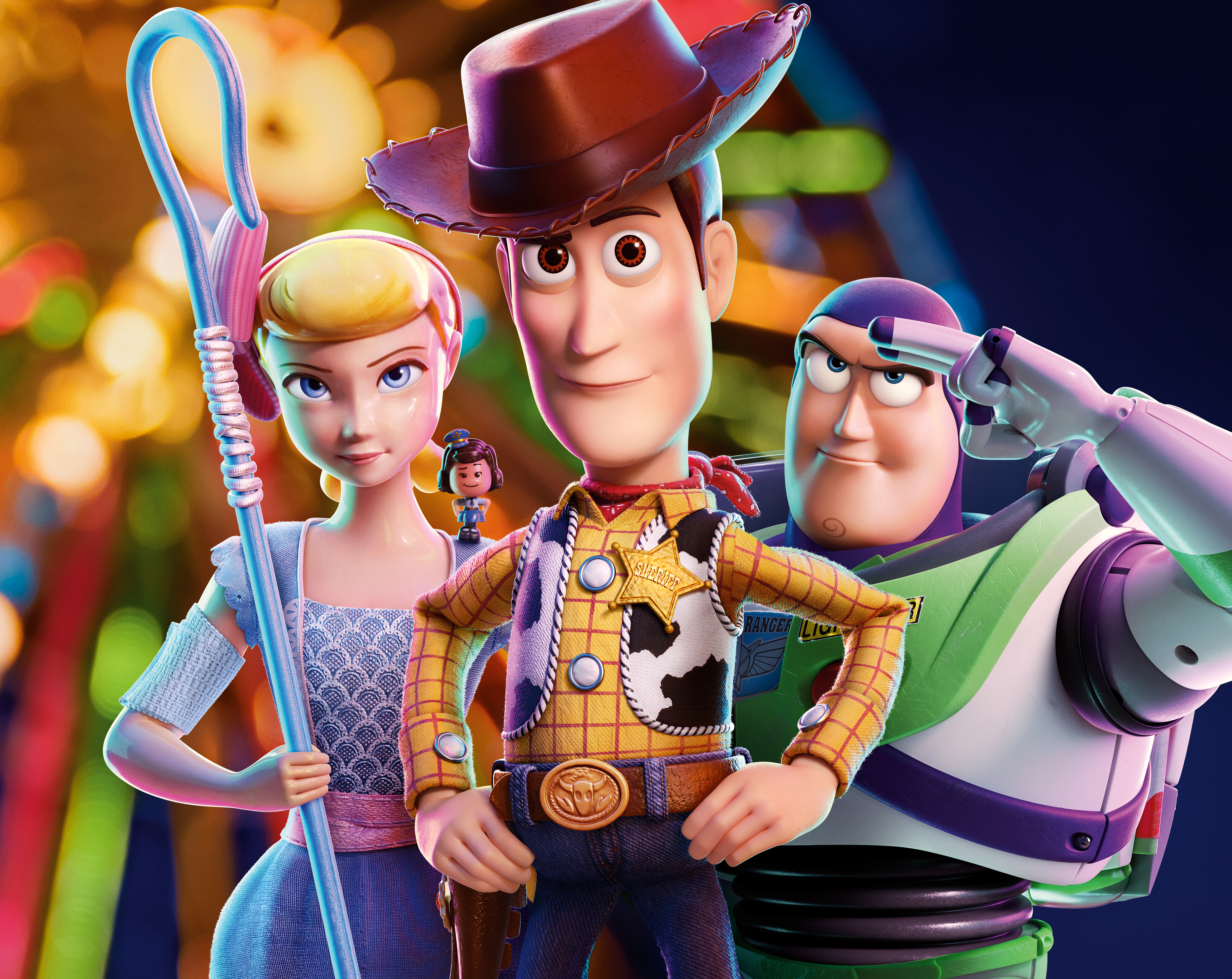 Bo Peep Buzz Lightyear Toy Story 4 Woody Toy Story 5397x4289