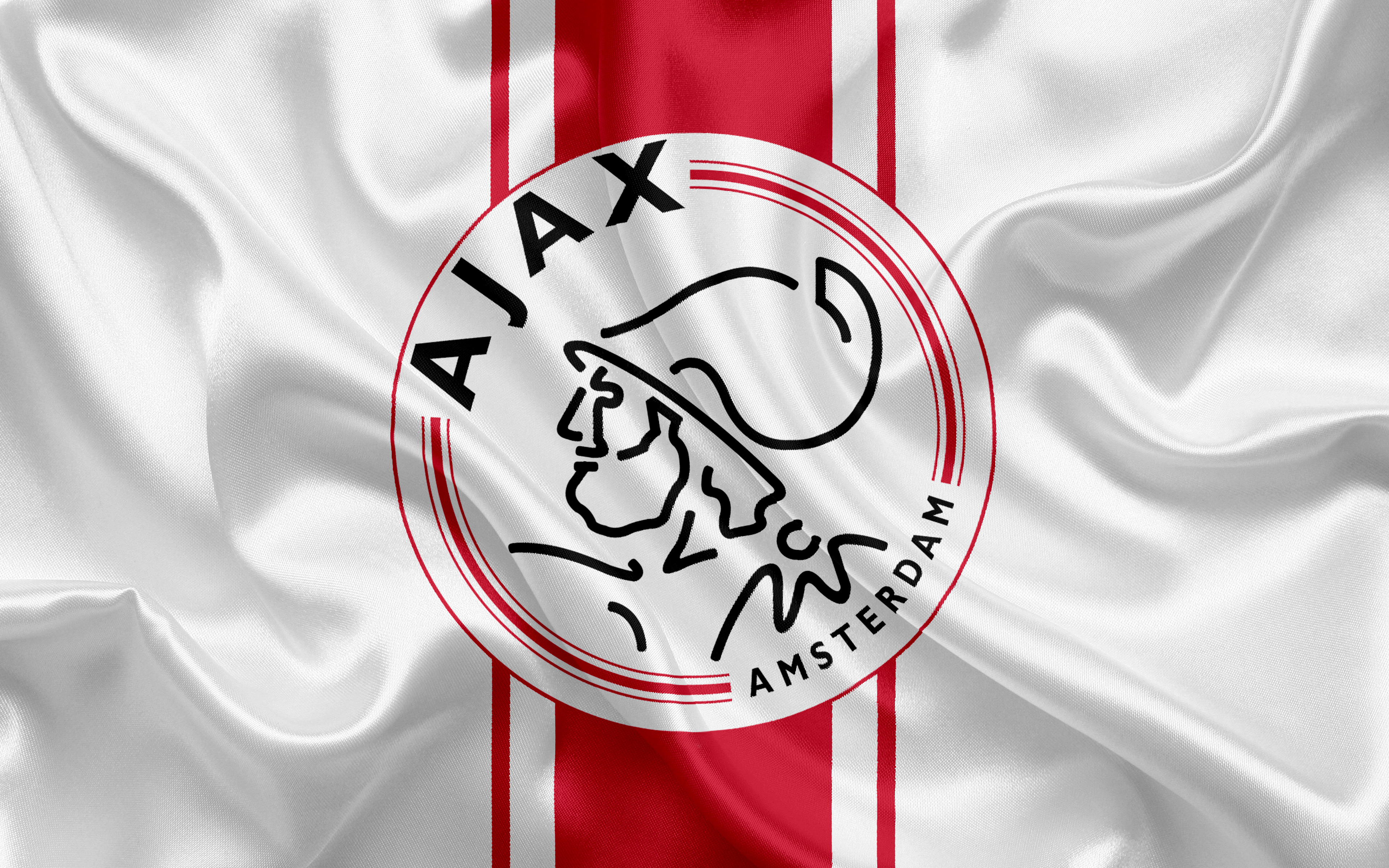 Afc Ajax Emblem Logo Soccer 3840x2400