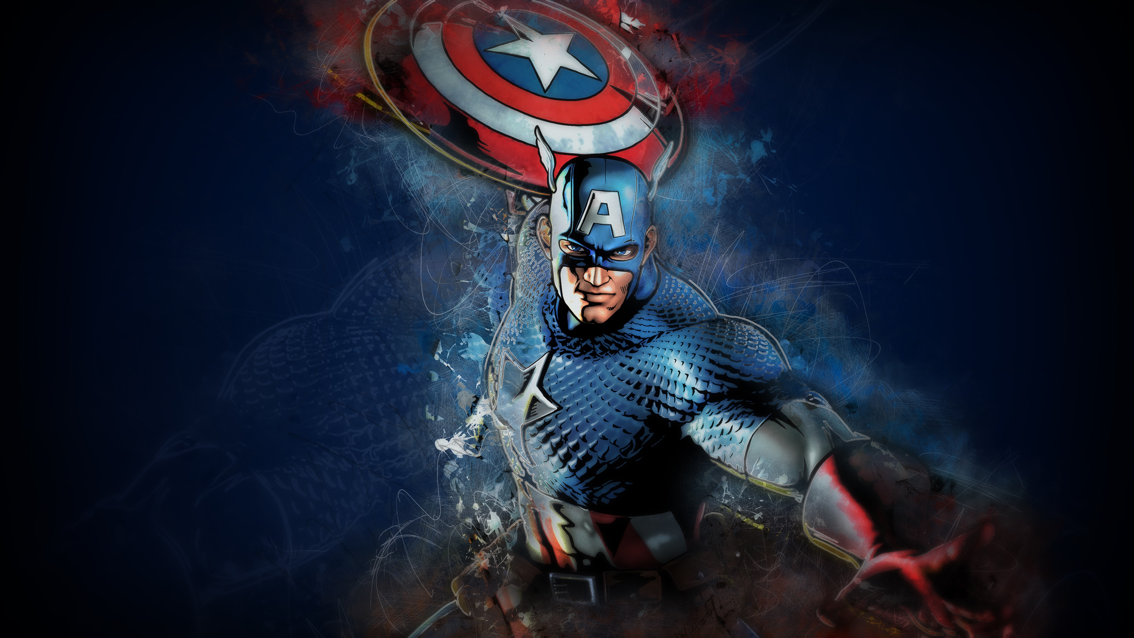 Captain America Marvel Comics 3840x2160