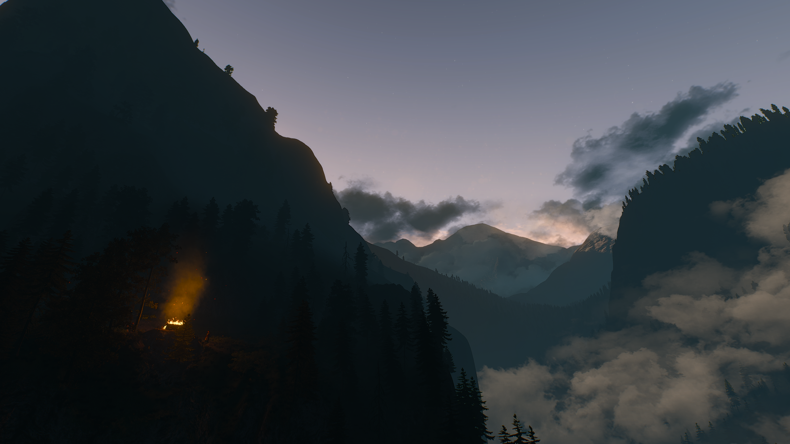 PC Gaming The Witcher The Witcher 3 Wild Hunt Landscape Cirilla Ciri Triss Merigold Geralt Of Rivia  2559x1438