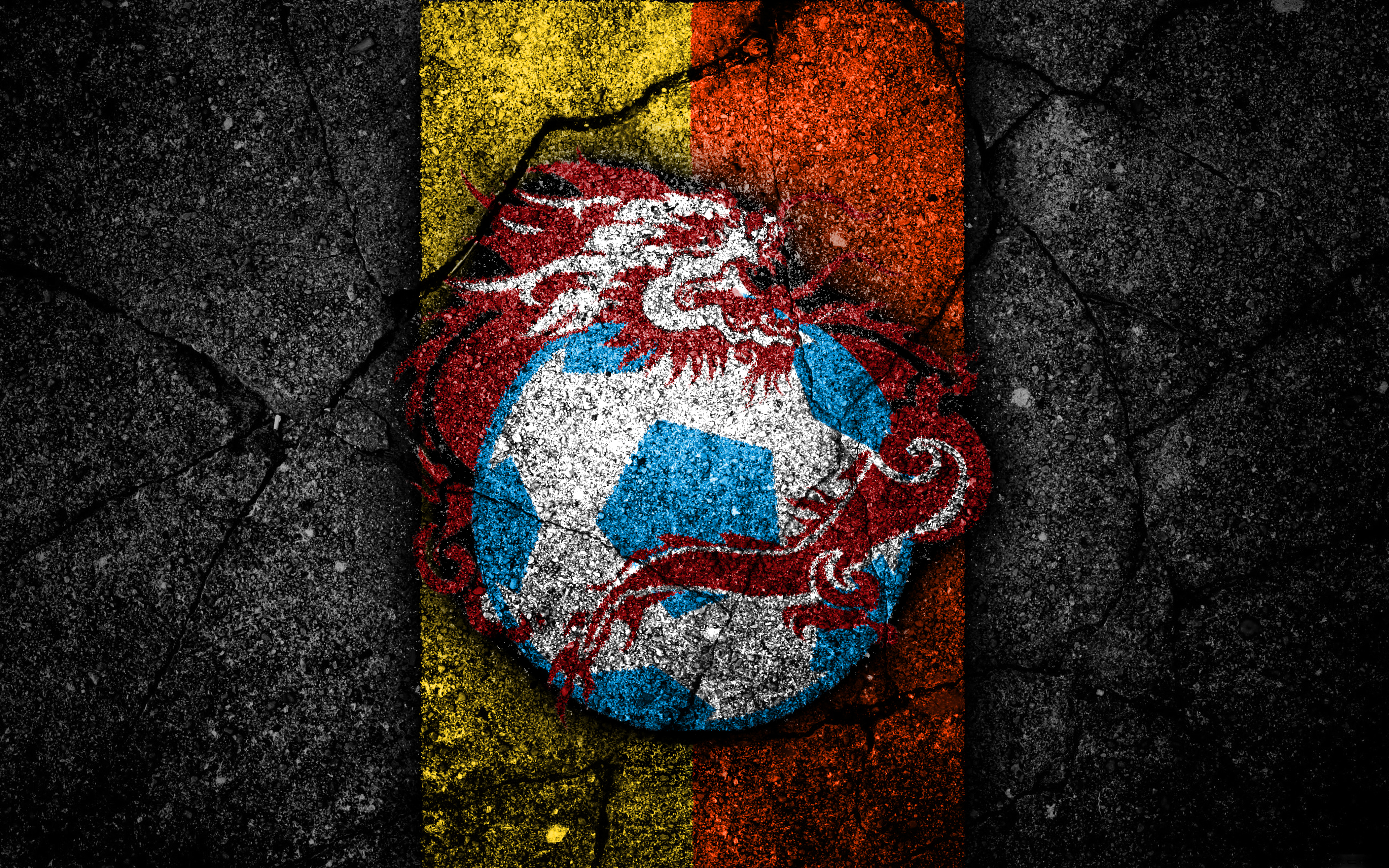 Bhutan Emblem Logo Soccer 3840x2400