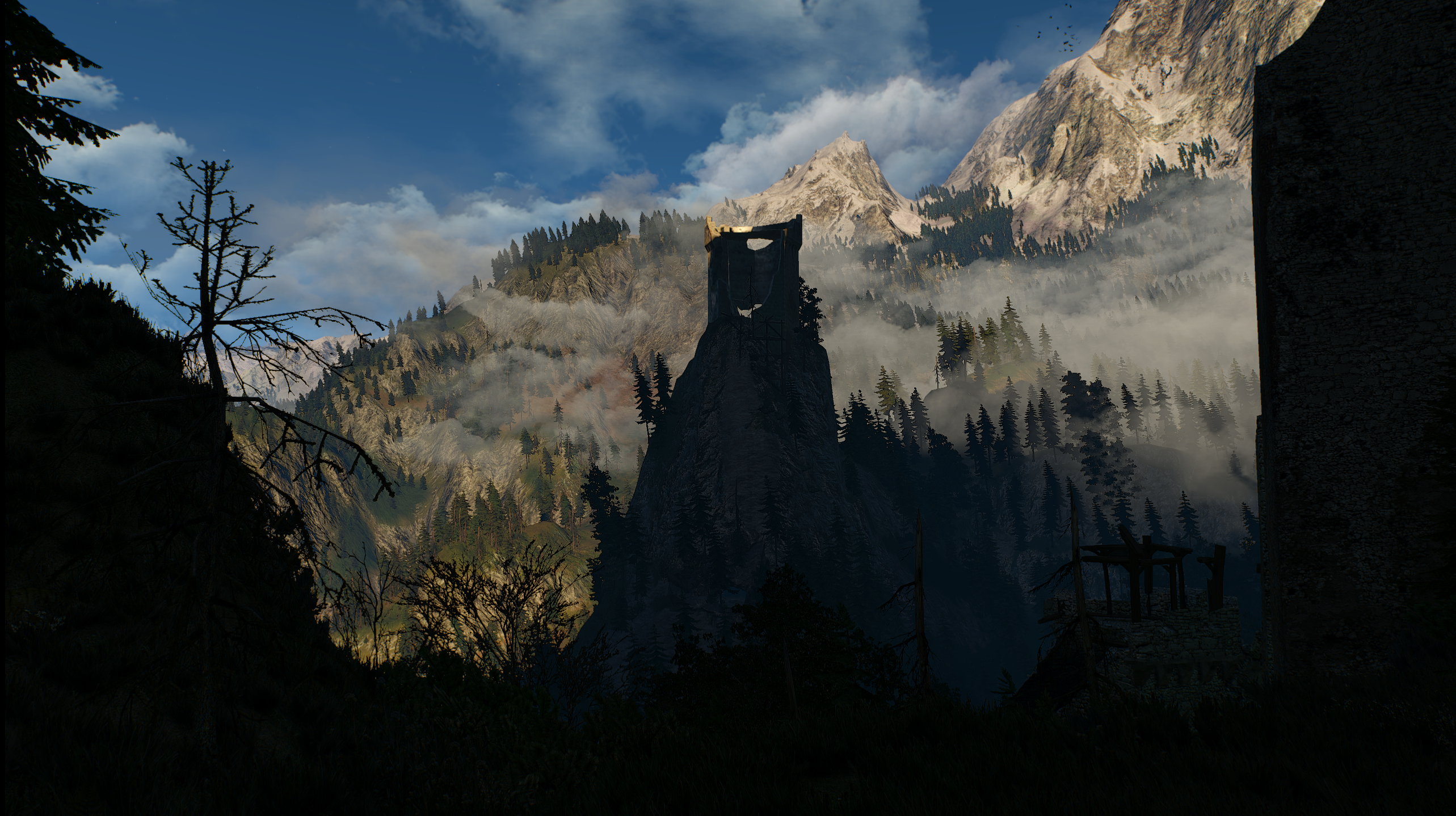 PC Gaming The Witcher The Witcher 3 Wild Hunt Landscape Cirilla Ciri Triss Merigold Geralt Of Rivia  2566x1438