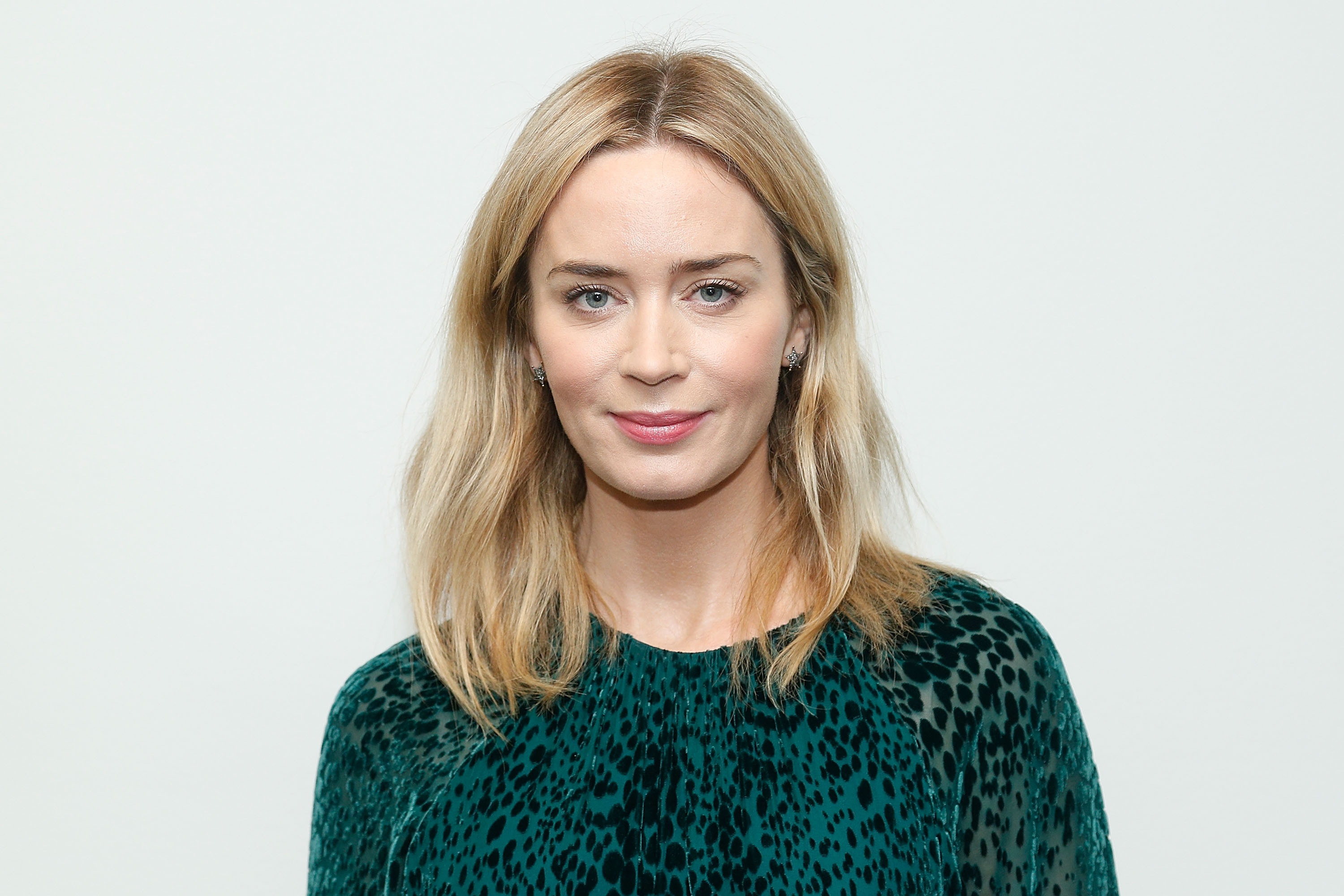 Actress American Blonde Blue Eyes Emily Blunt Face Girl 3000x2000