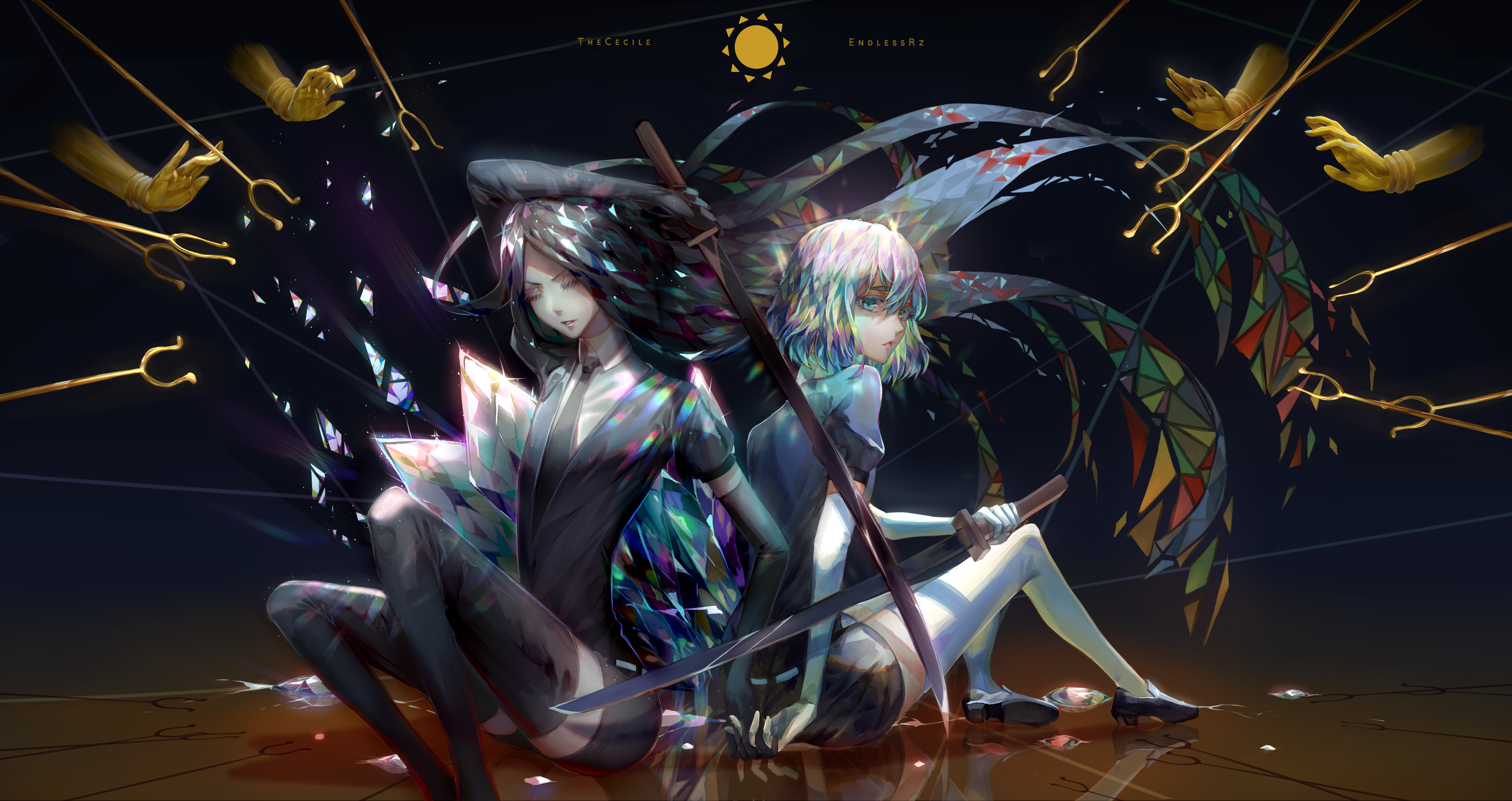 Houseki No Kuni Anime Anime Girls Bort Houseki No Kuni Diamond Houseki No Kuni 4900x2598