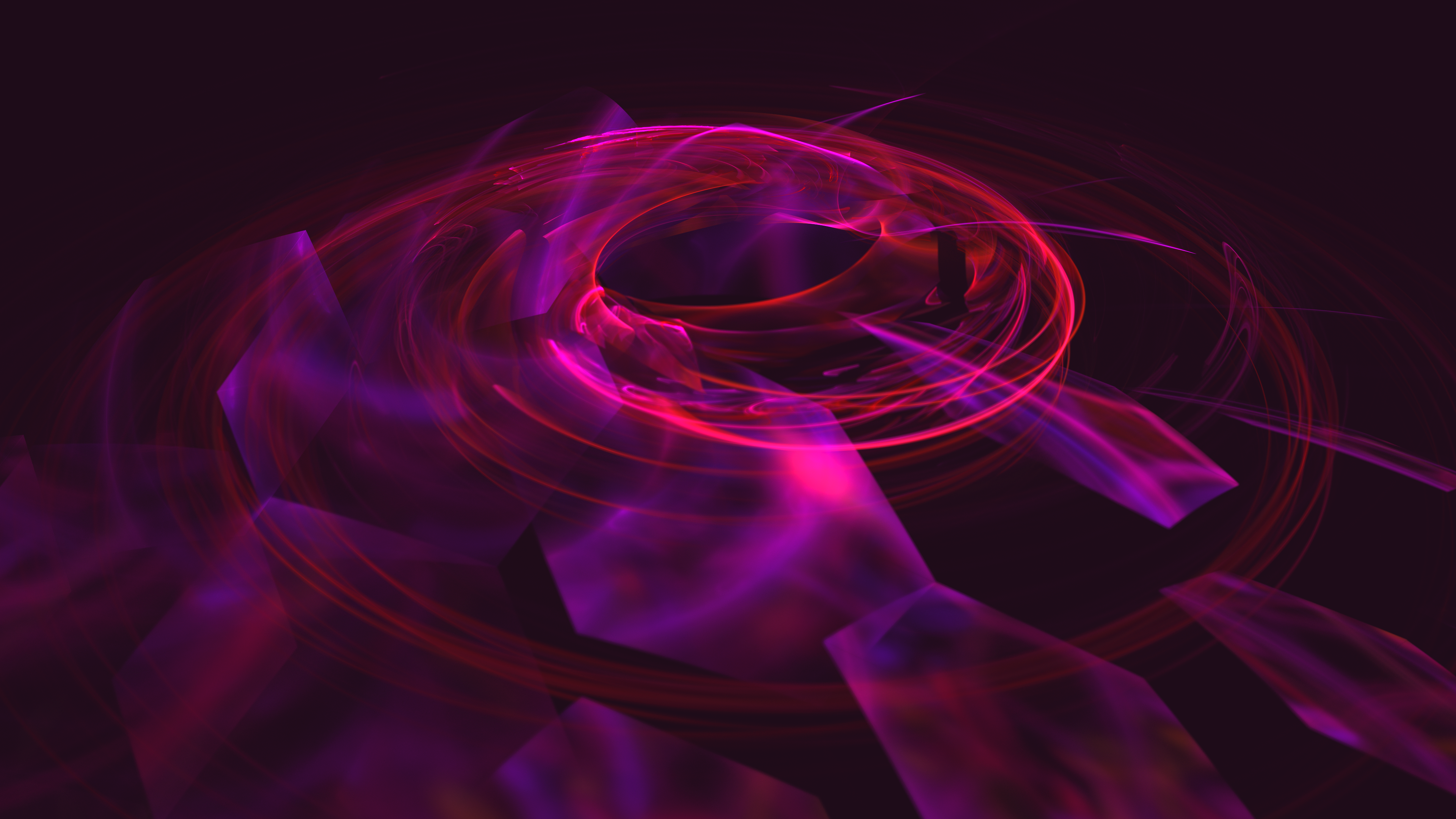 Abstract 3D Abstract Apophysis Fractal 3840x2160