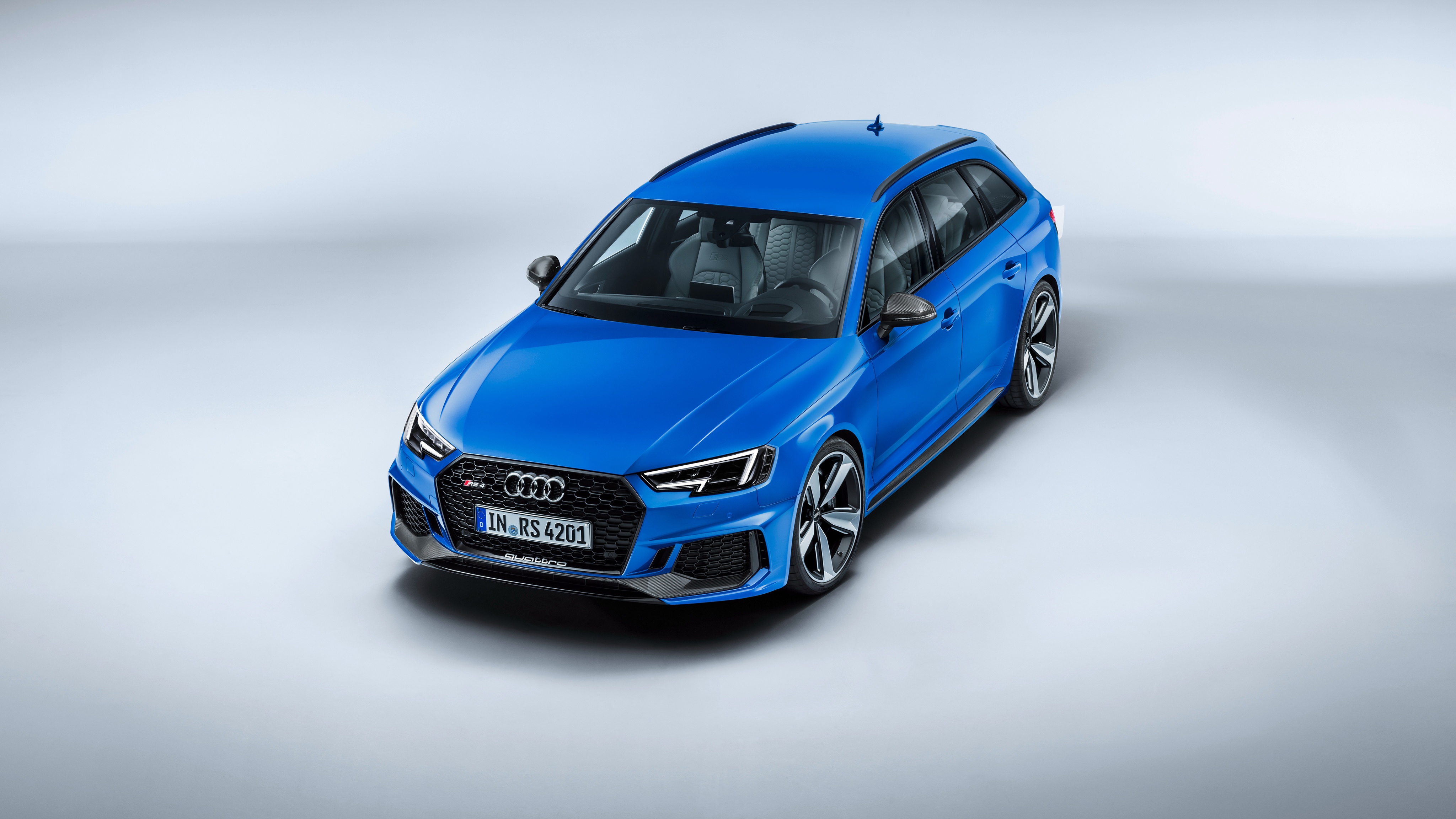 Audi Audi Rs4 Blue Car Car Luxury Car Vehicle 4096x2304