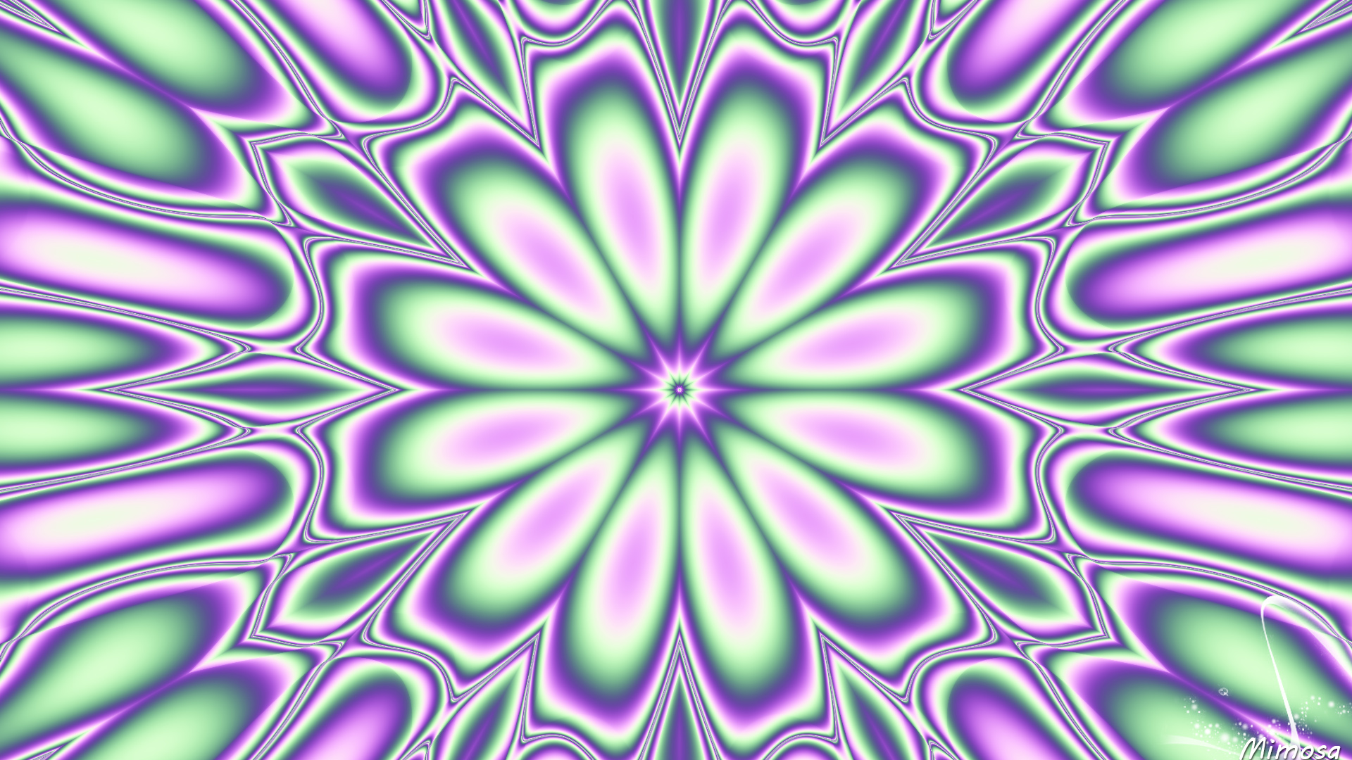 Artistic Colors Digital Art Kaleidoscope Pattern 1920x1080