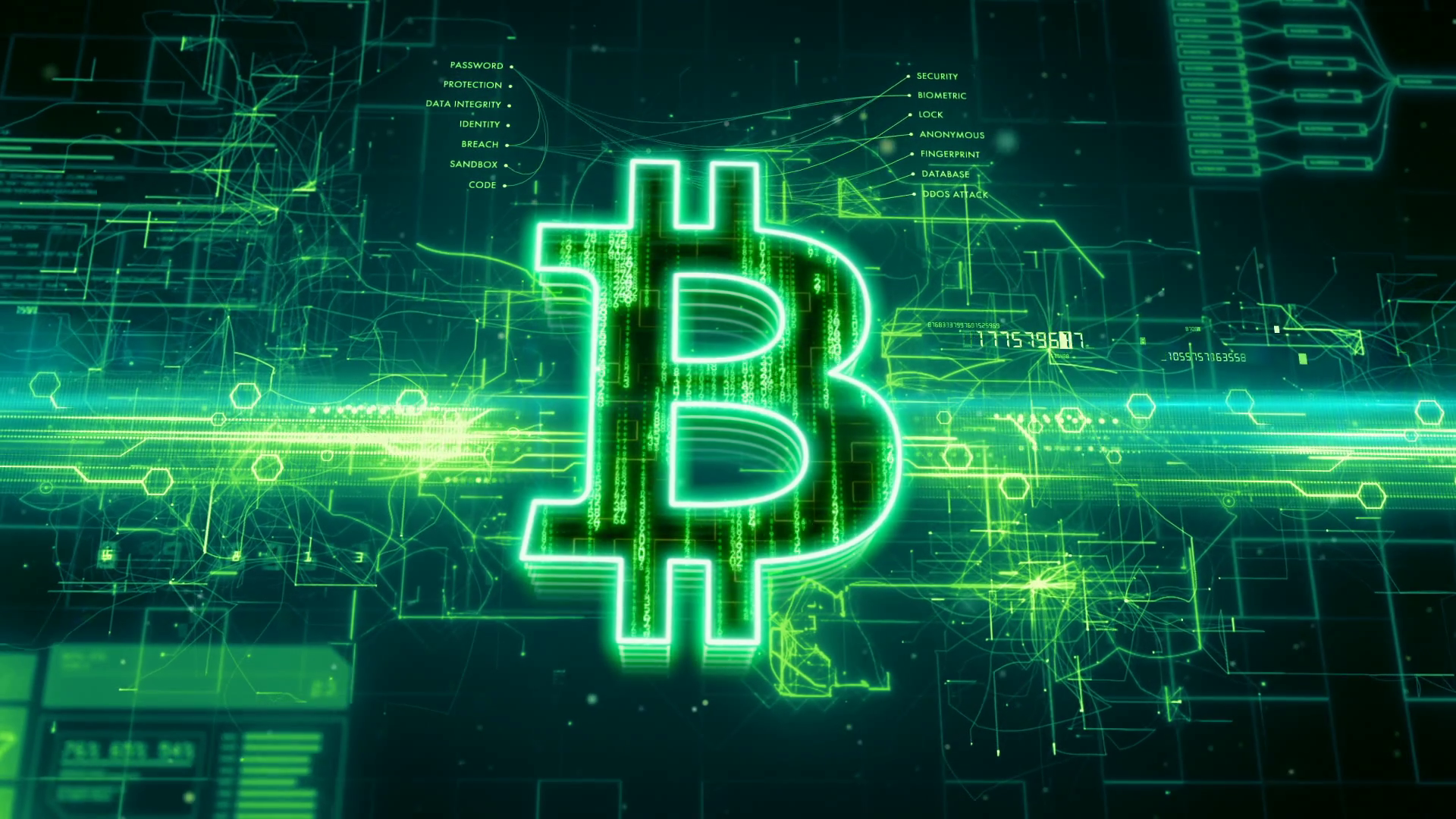 Bitcoin Cryptocurrency 1920x1080