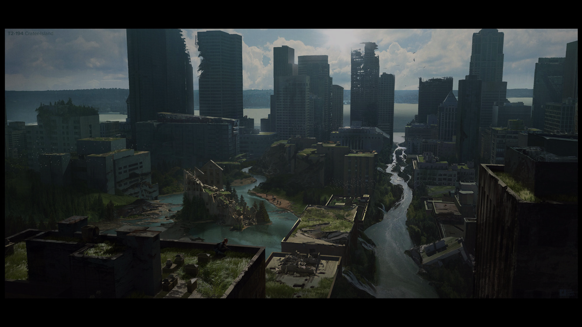 Video Games PlayStation 4 Apocalyptic Naughty Dog Artwork City 1920x1080