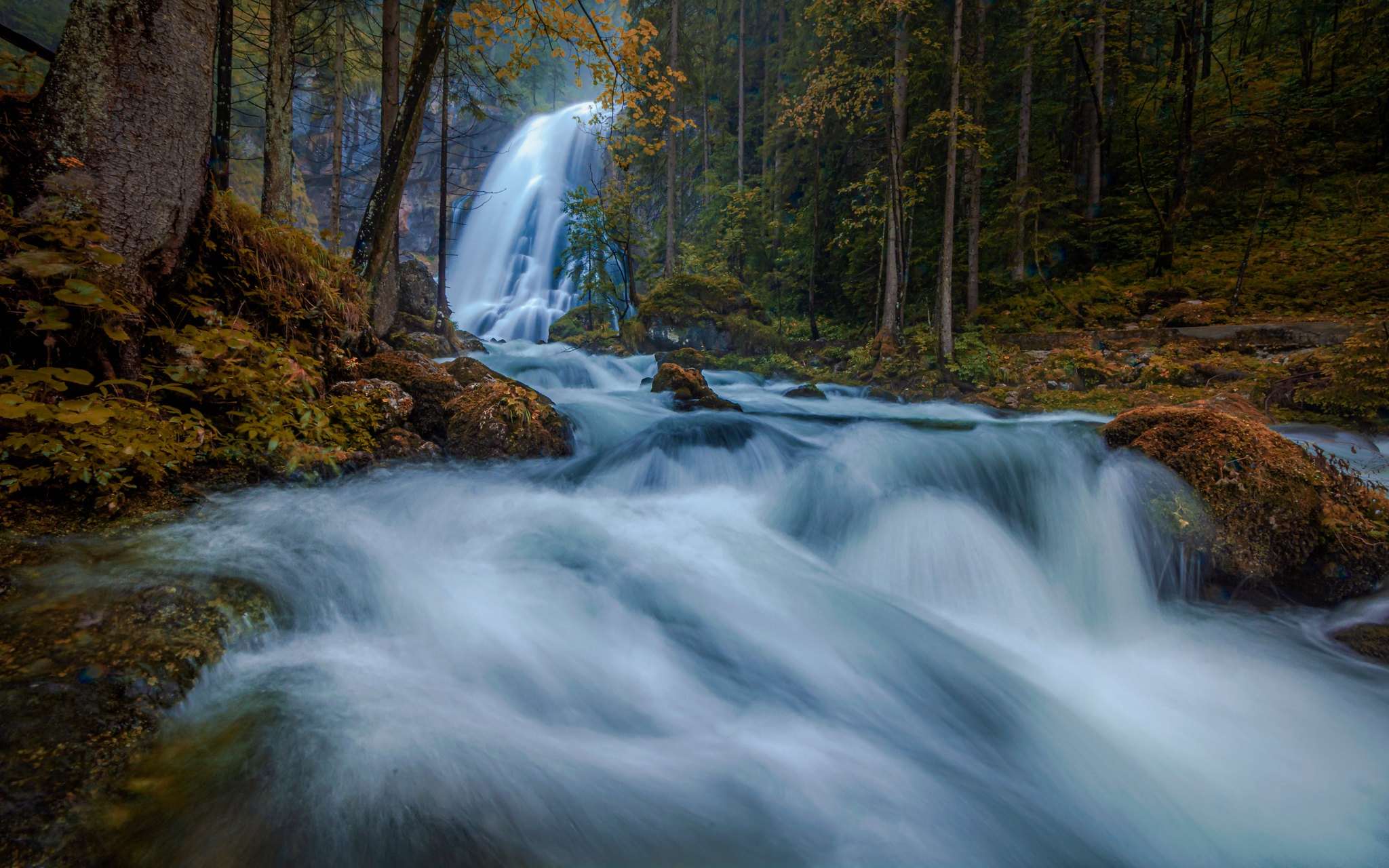 Nature River Waterfall 2048x1280