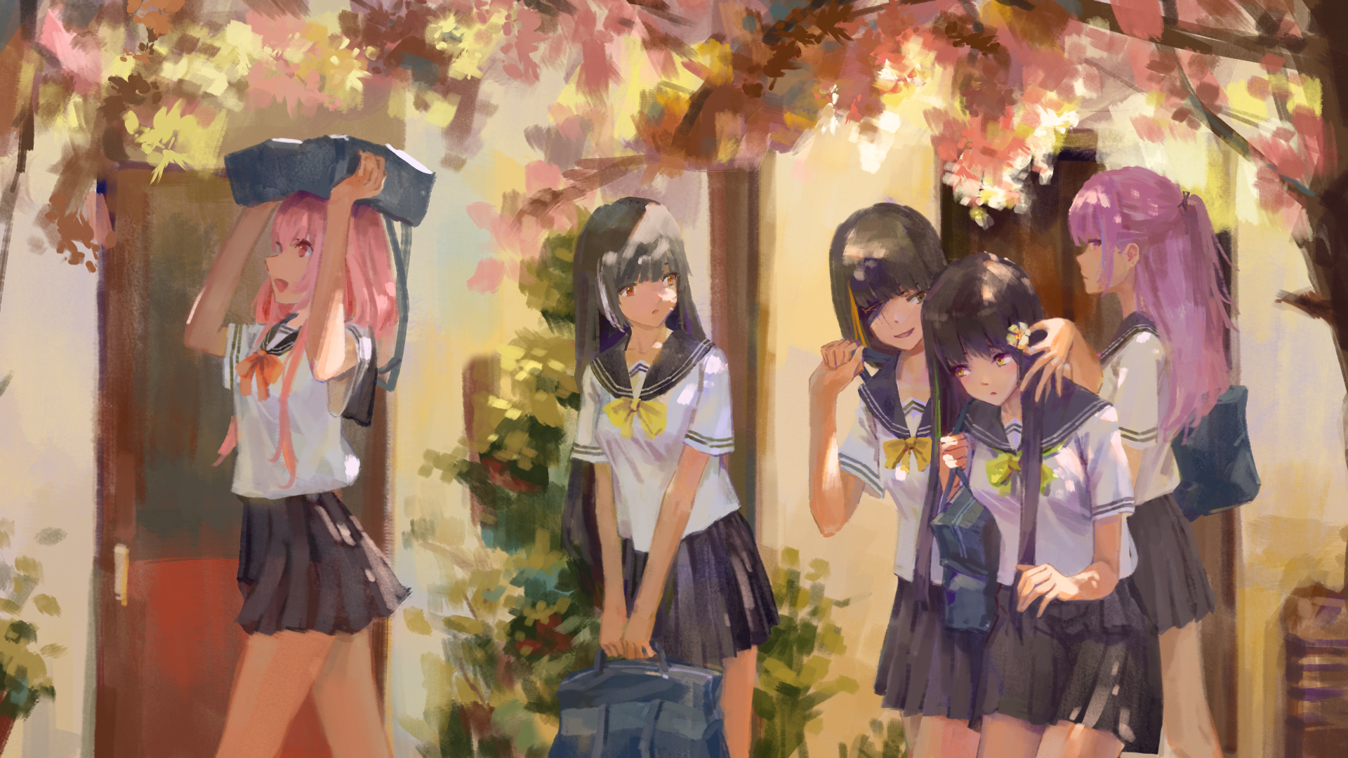 Anime Anime Girls Digital Art Artwork Viscum Girls Frontline M16a1