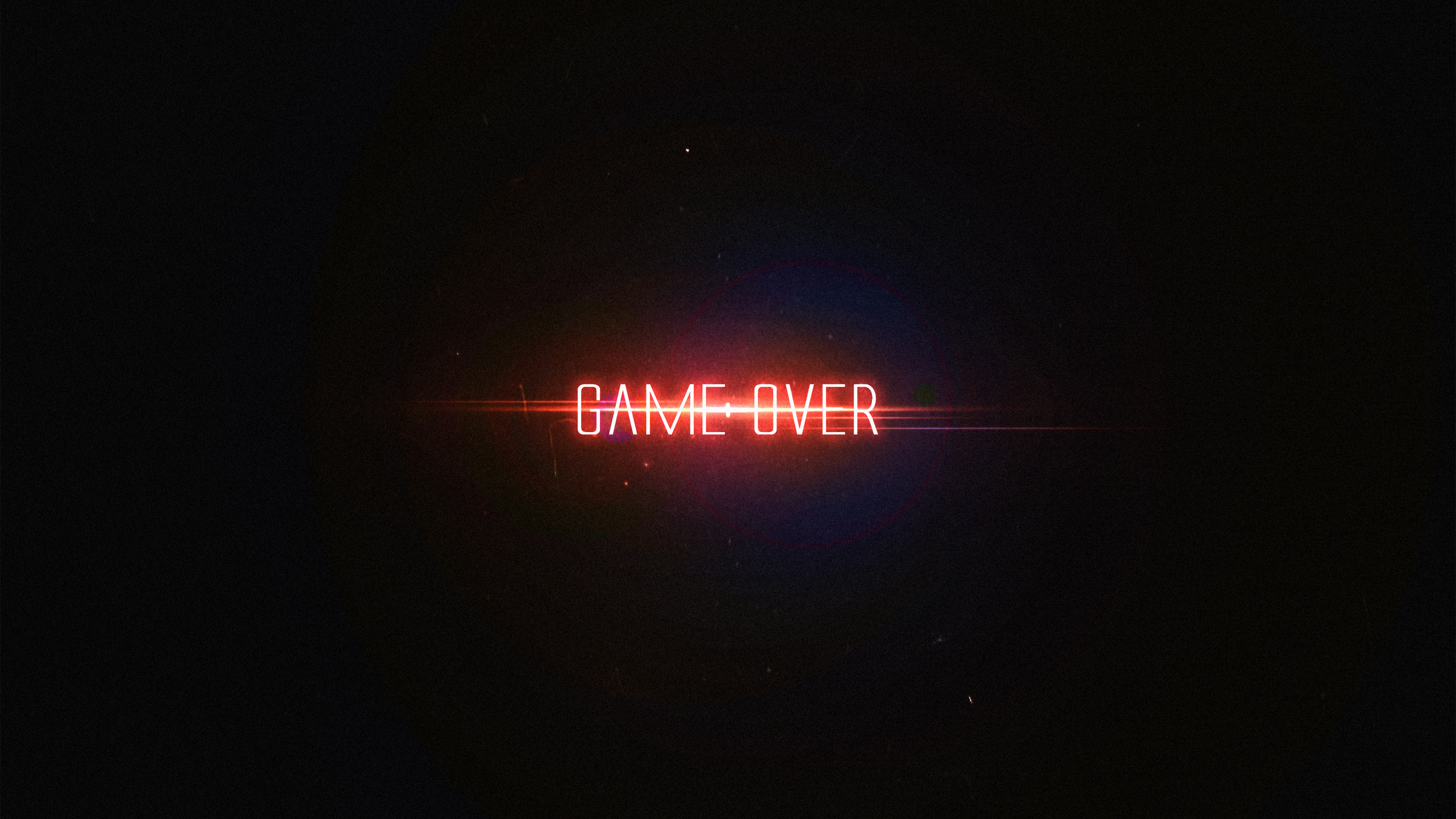 Game Over 3840x2160