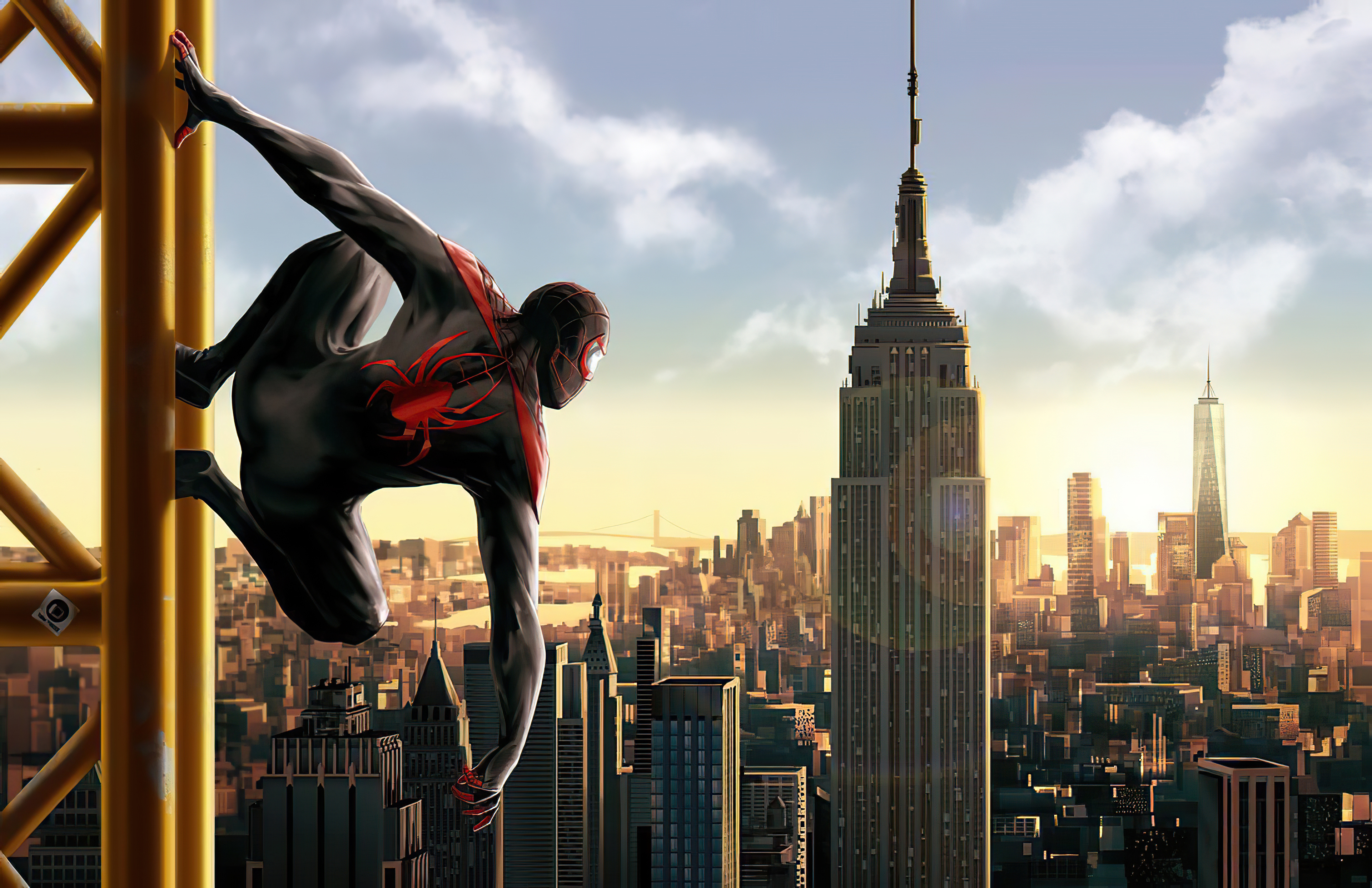 Marvel Comics Miles Morales Spider Man Spider Man Into The Spider Verse 3840x2485