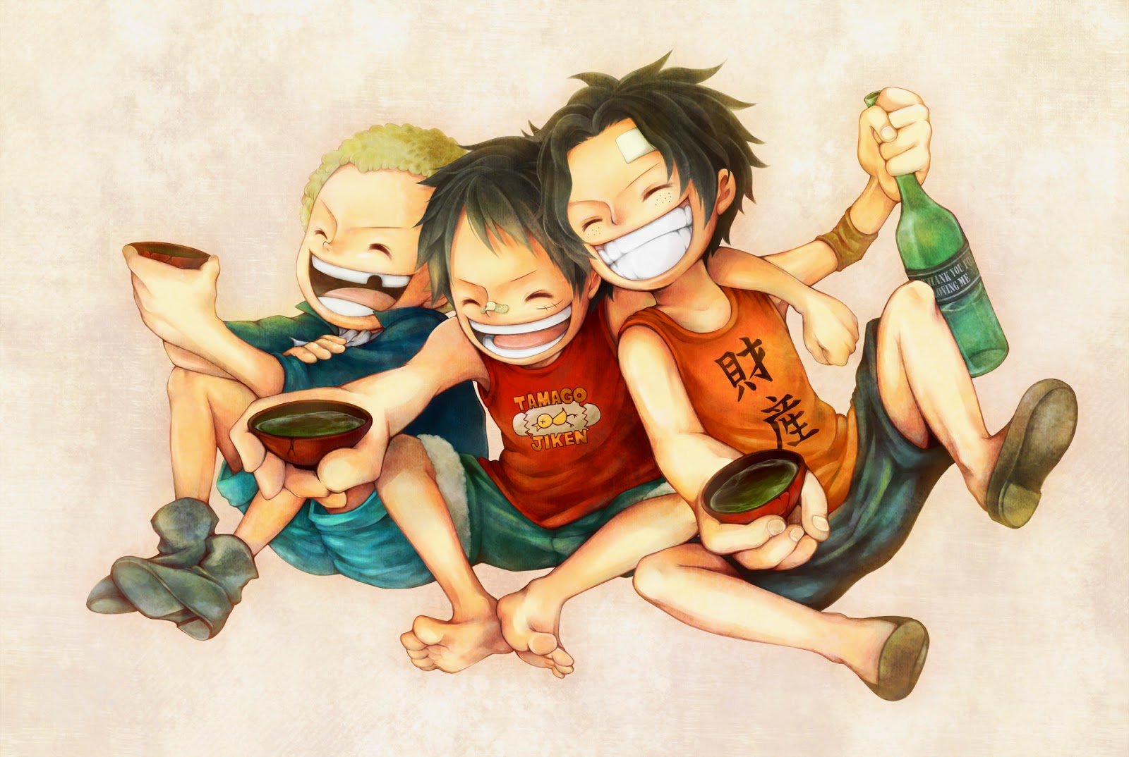 4932x3500  4932x3500 Portgas D Ace Monkey D Luffy Sabo One Piece  wallpaper  Coolwallpapersme