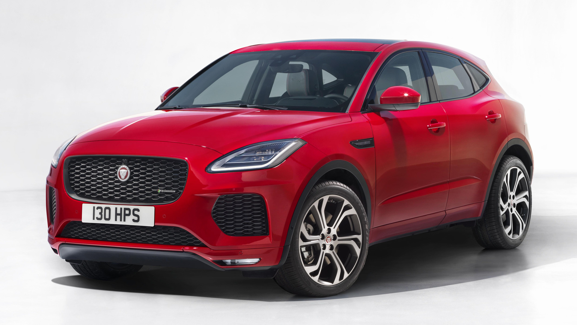 Car Compact Car Jaguar E Pace Luxury Car Red Car Suv 1920x1080