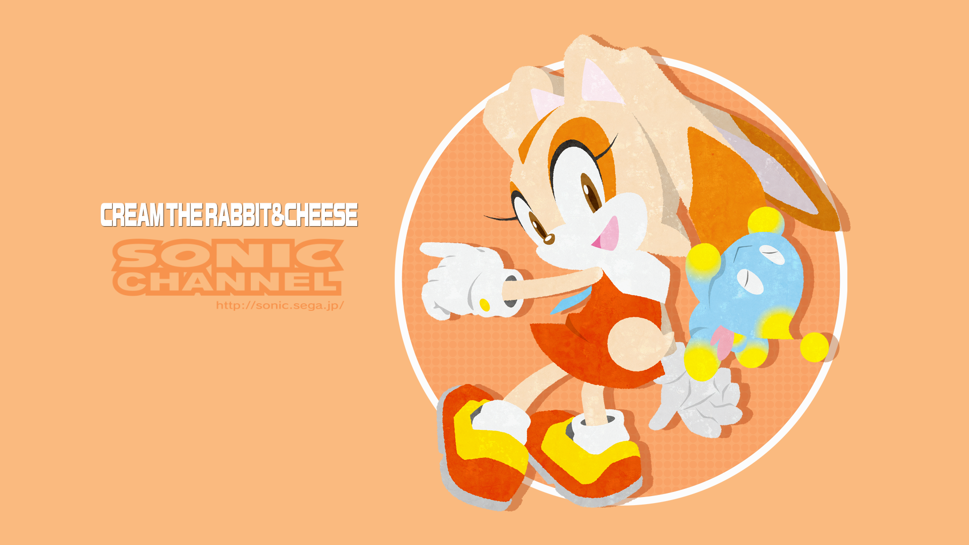 Sonic The Hedgehog Cream The Rabbit Sega Simple Background 1920x1080