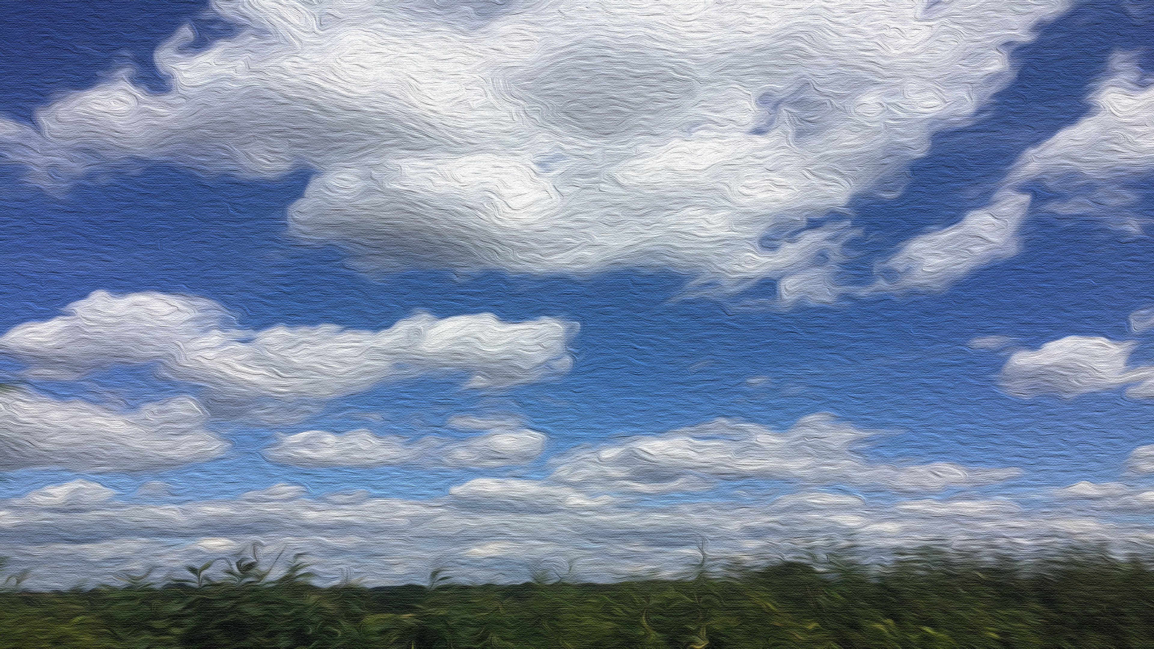 Cloud Oil Painting Sky 3840x2160