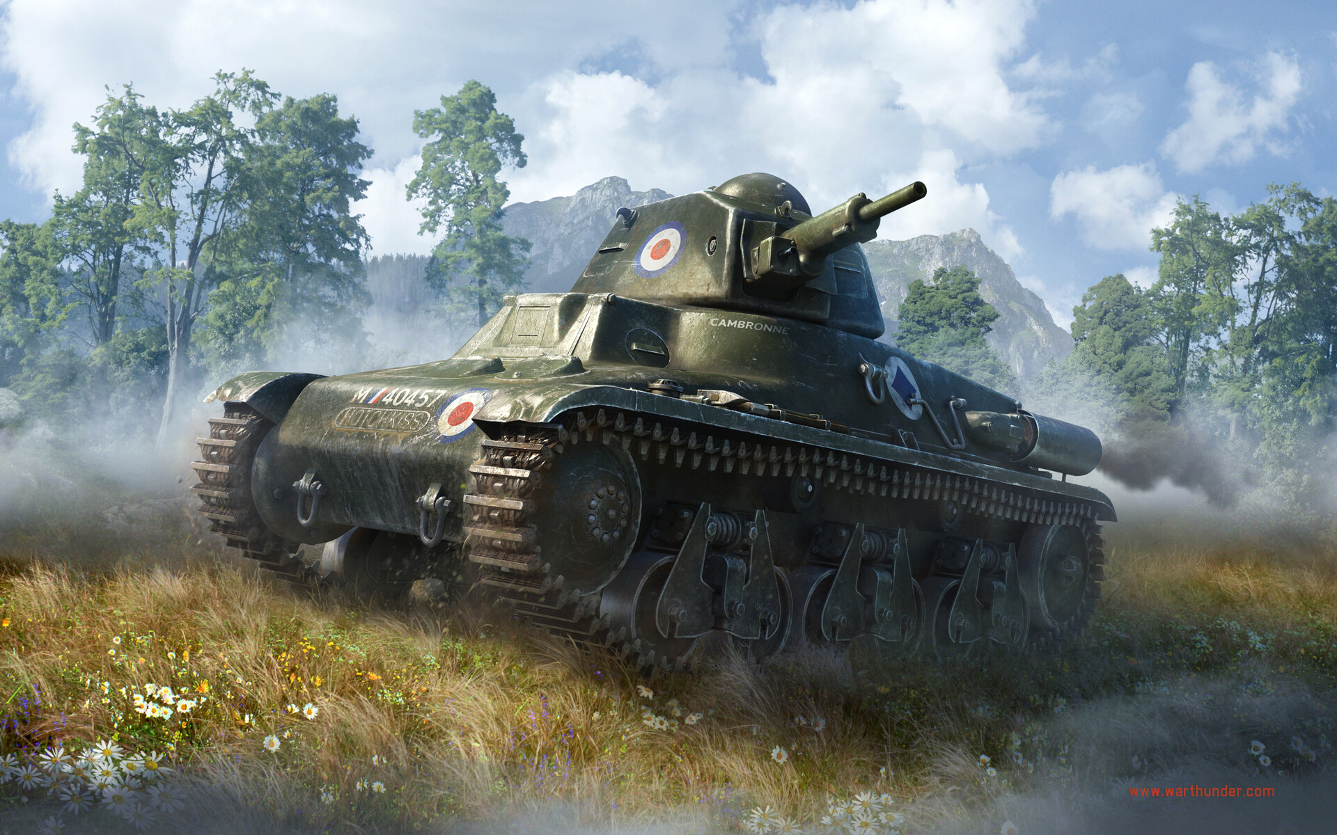 Tank War Thunder 1920x1200