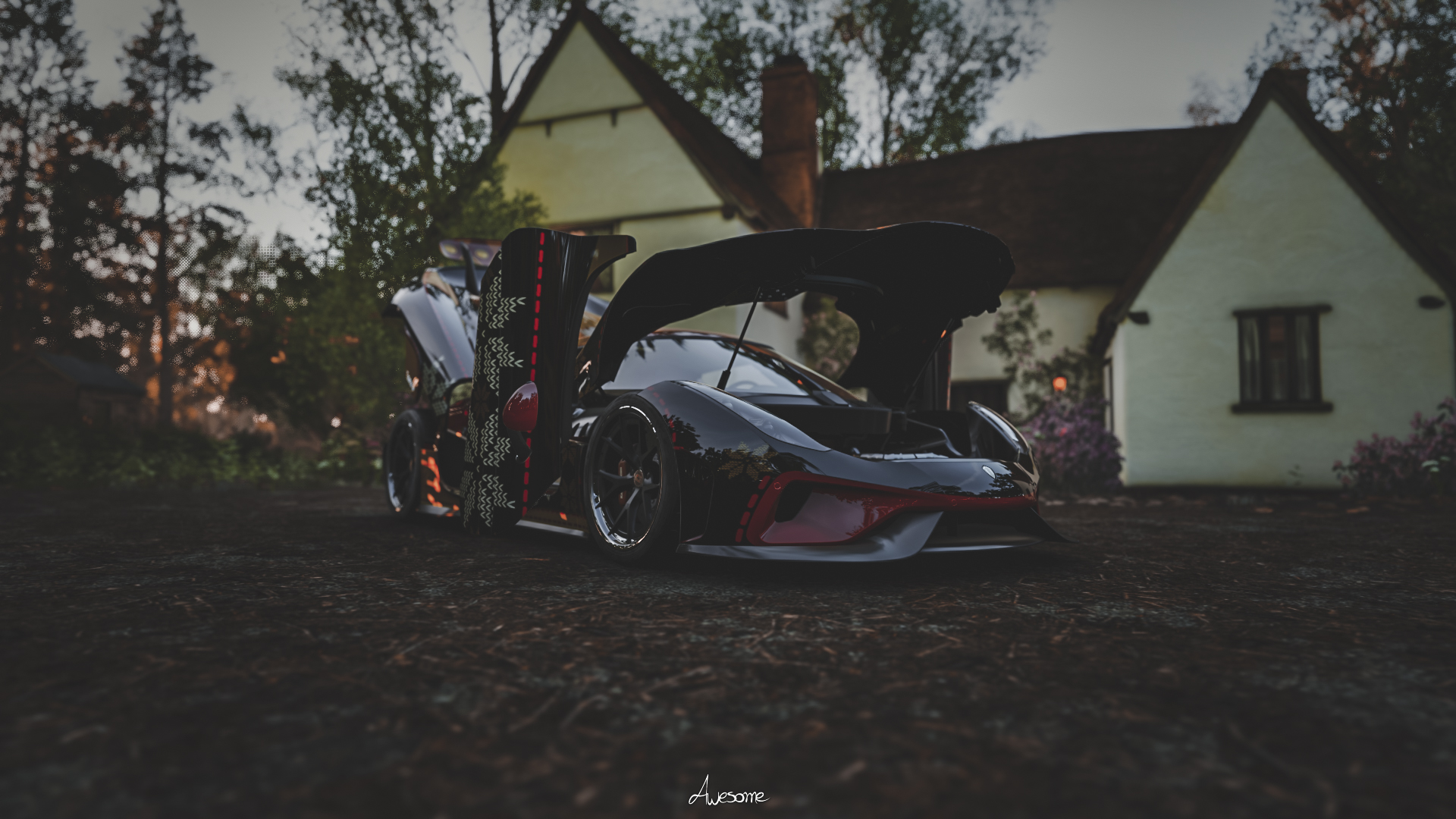 Koenigsegg Regera Koenigsegg Forza Forza Horizon 4 Car Vehicle Video Games Regera 1920x1080