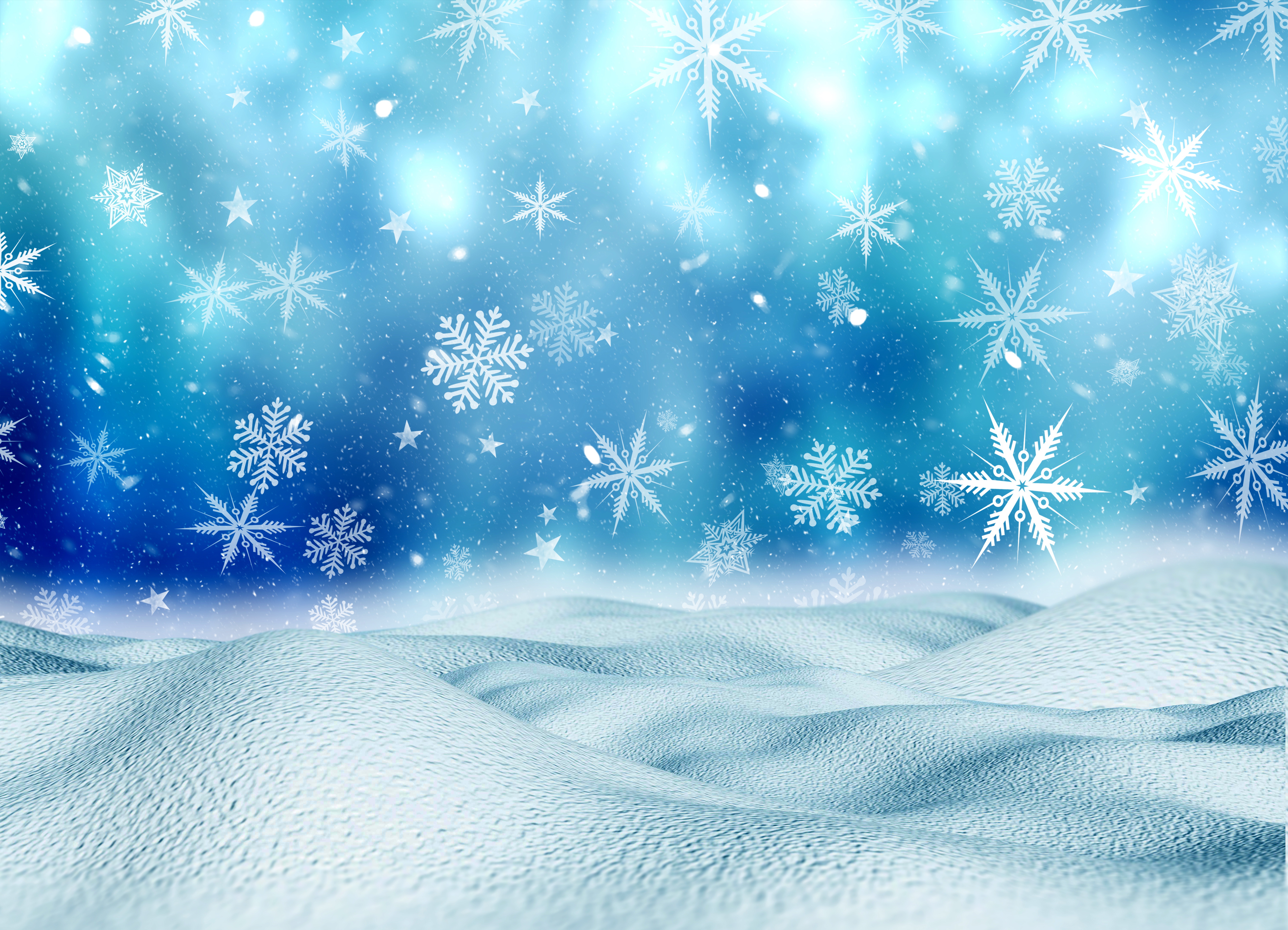 Snow Snowflake 6000x4332