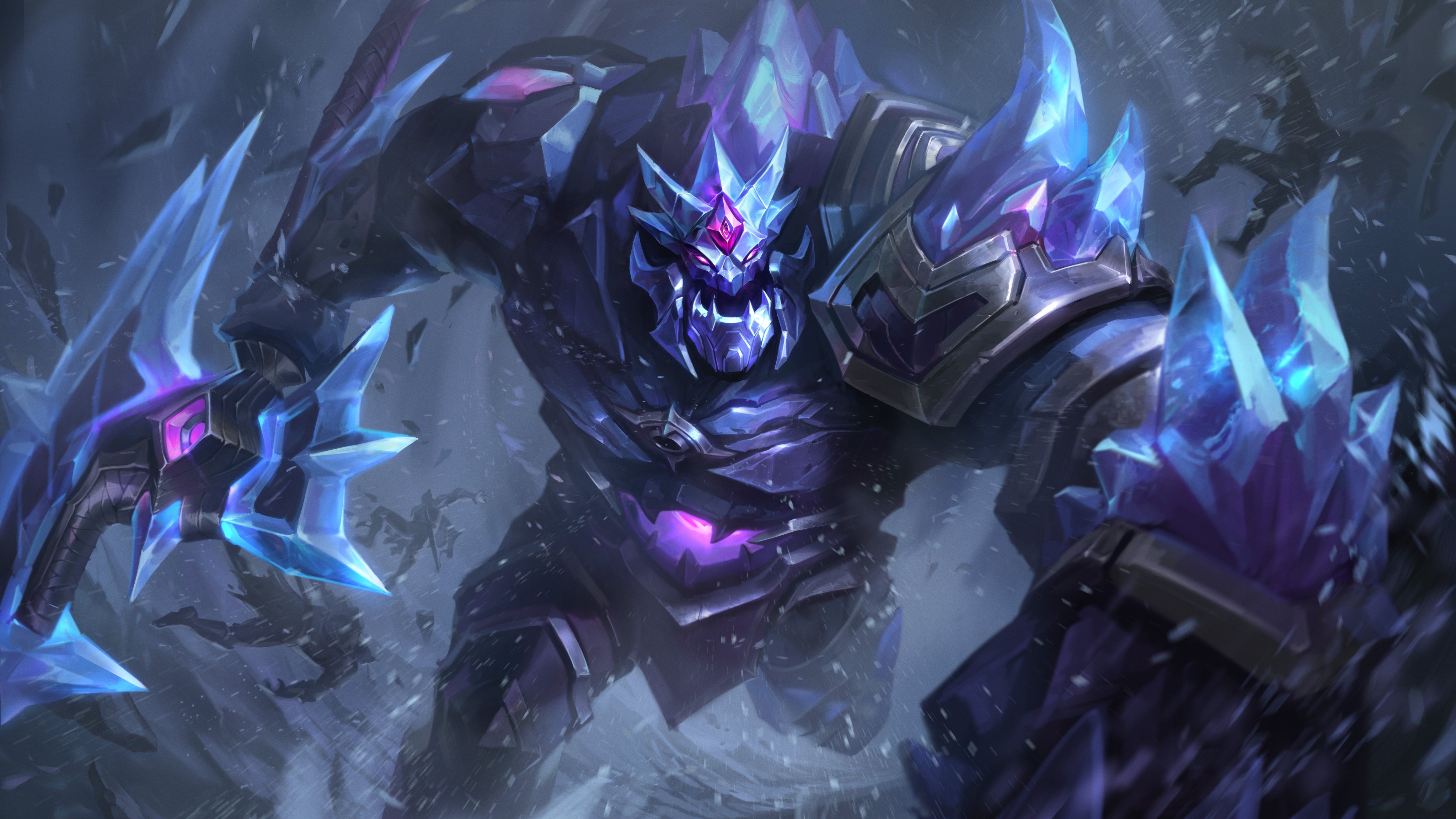 League Of Legends Video Game Art Video Game Characters Video Games Game Art Sion League Of Legends 4096x2304