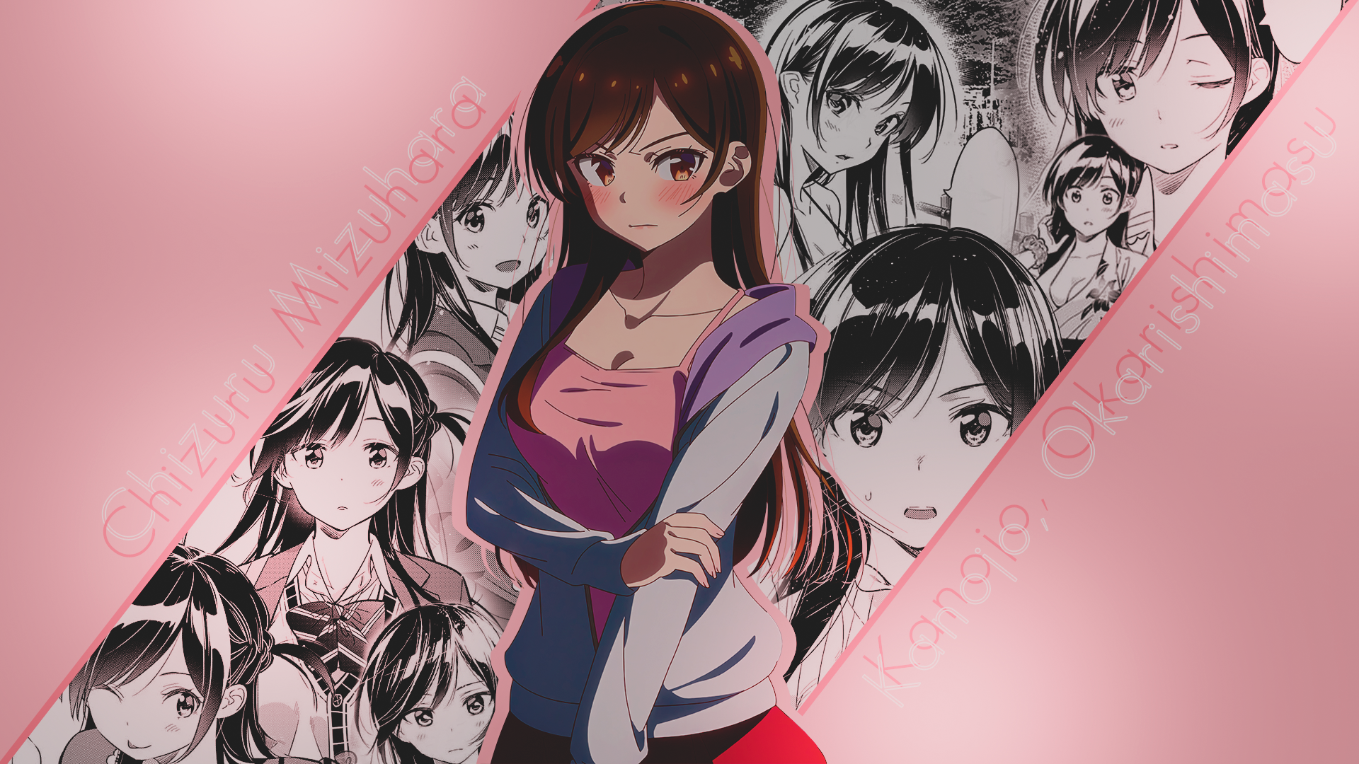 Anime Anime Girls Chizuru Mizuhara Kanojo Okarishimasu Rent A Girlfriend Manga 1920x1080
