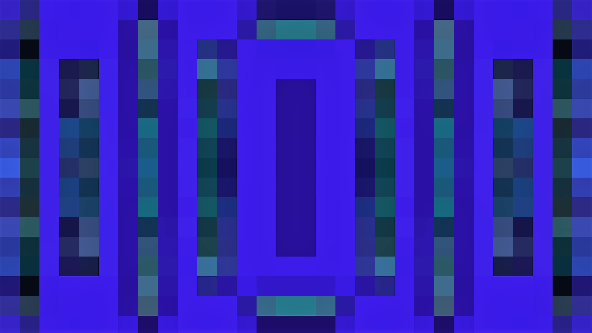Artistic Blue Digital Art Geometry Rectangle Shapes Square 1920x1080