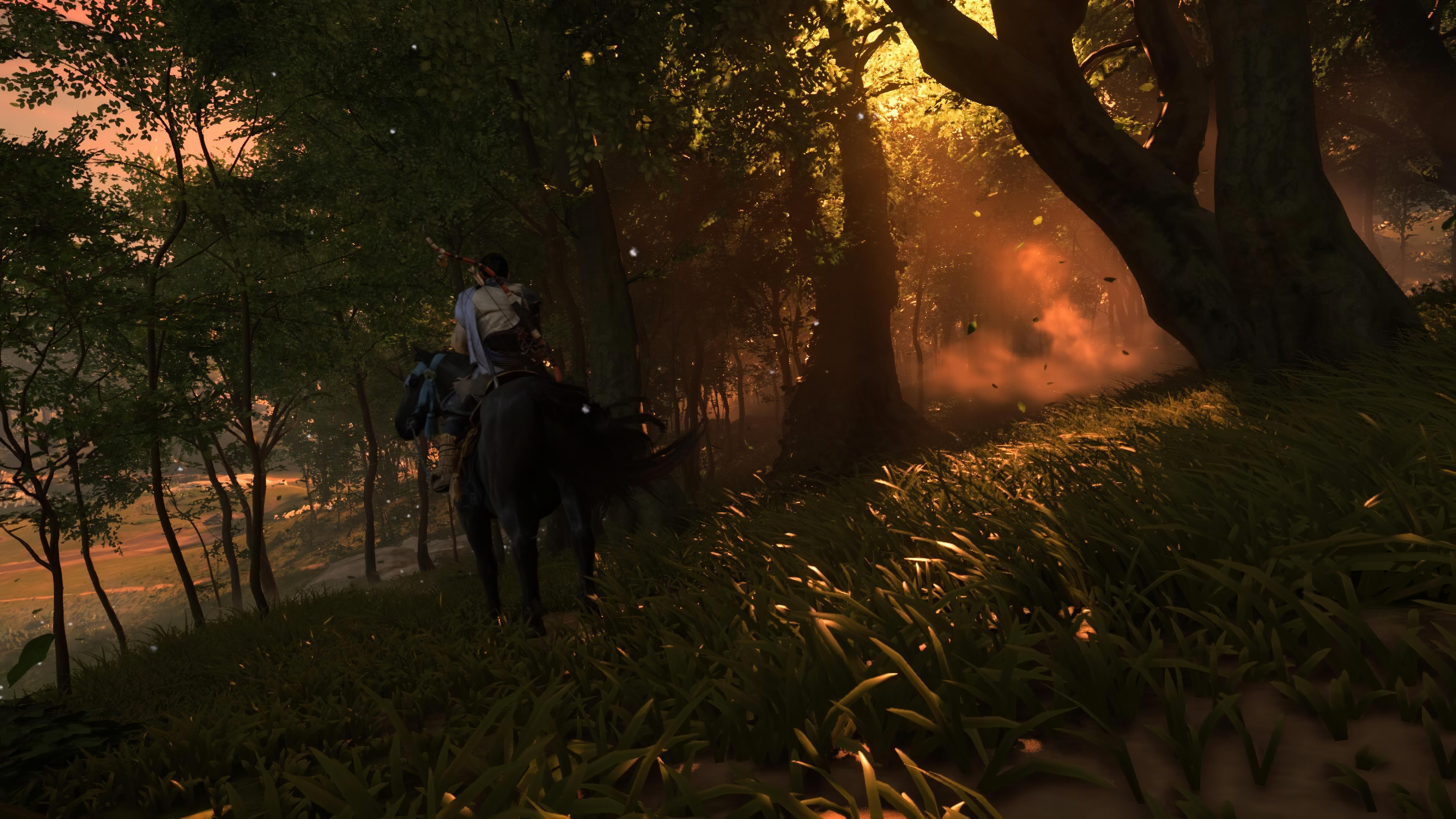 Ghost Of Tsushima Samurai PlayStation 4 Warrior Horseback 5760x3240