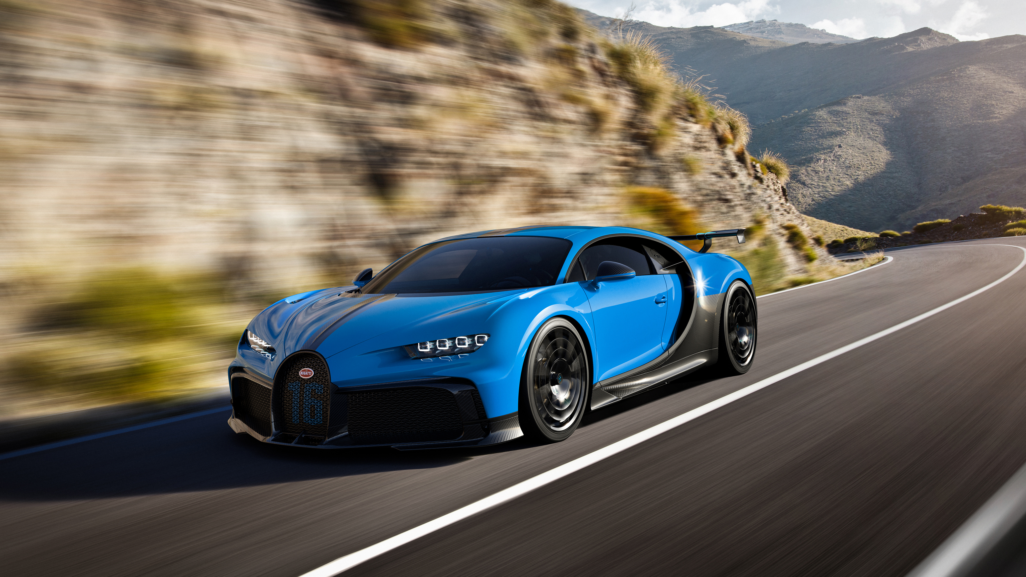 Blue Car Bugatti Bugatti Chiron Car Sport Car Supercar Vehicle 4000x2250