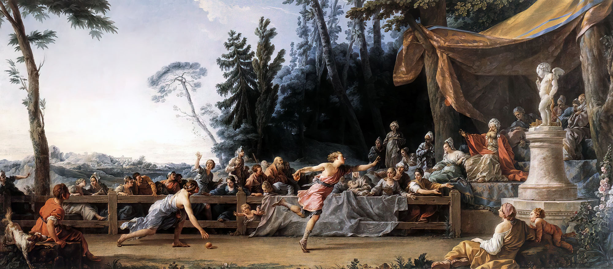 The Race Between Hippomenes And Atalanta Noel Halle Greek Mythology Hippomenes Atalanta Classic Art  2000x877