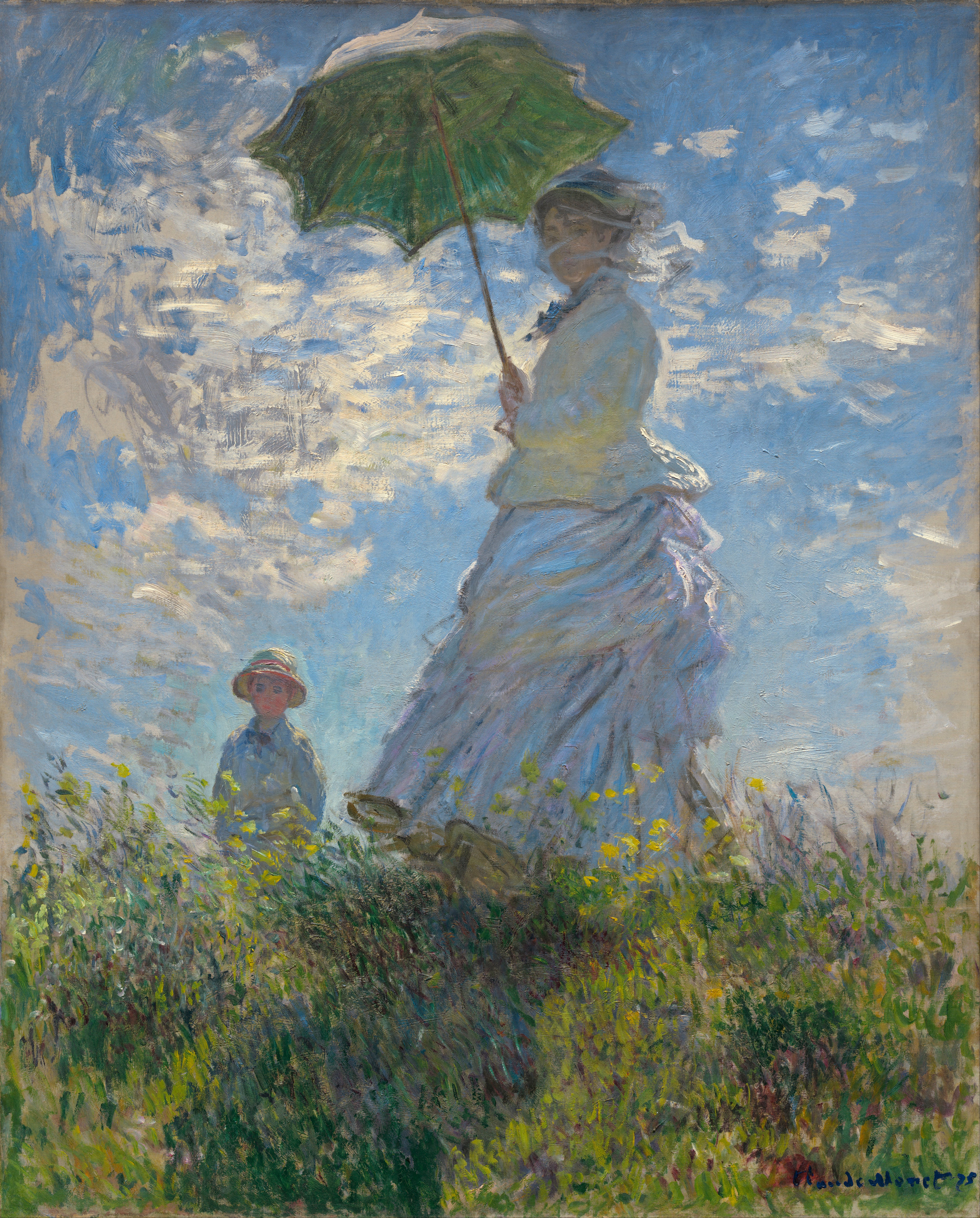 Claude Monet Women Vertical Portrait Display 6001x7455