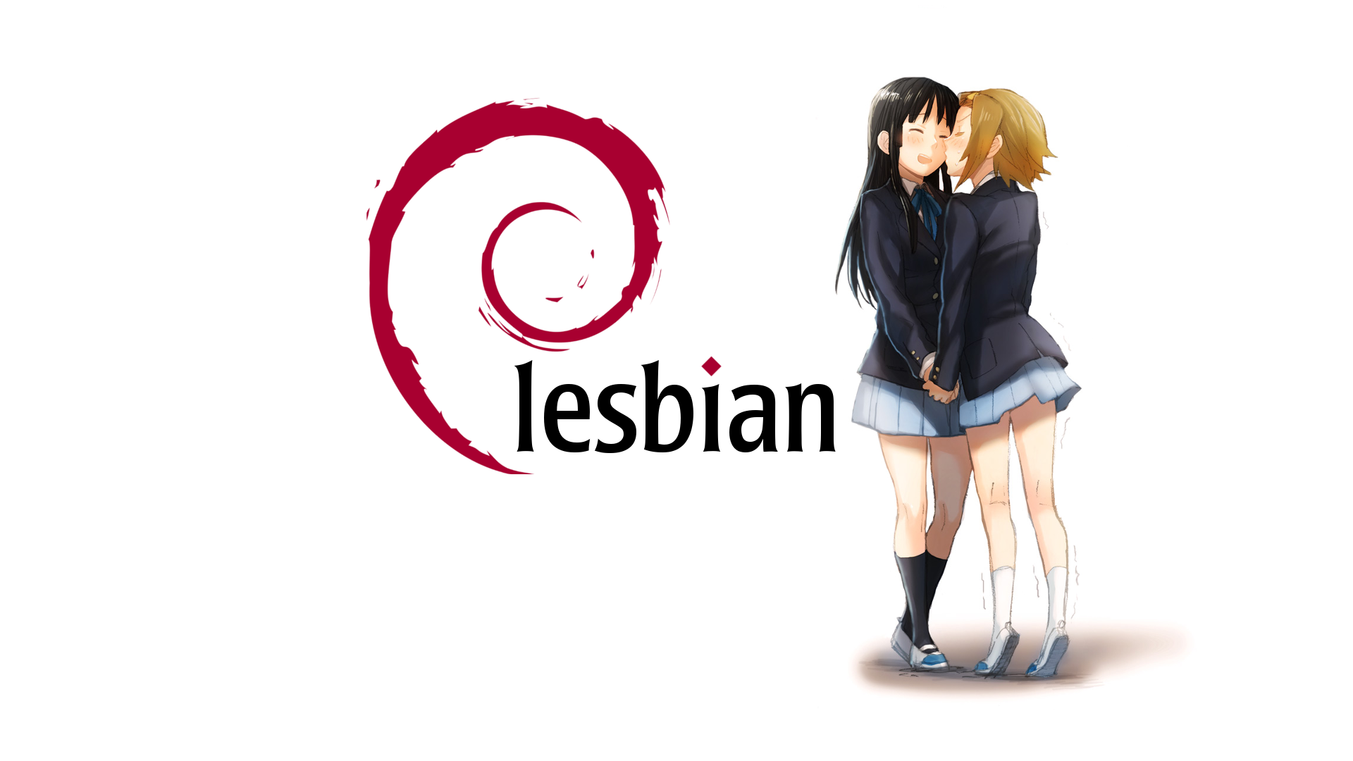 Linux Anime Debian K ON Akiyama Mio Tainaka Ritsu 1920x1080