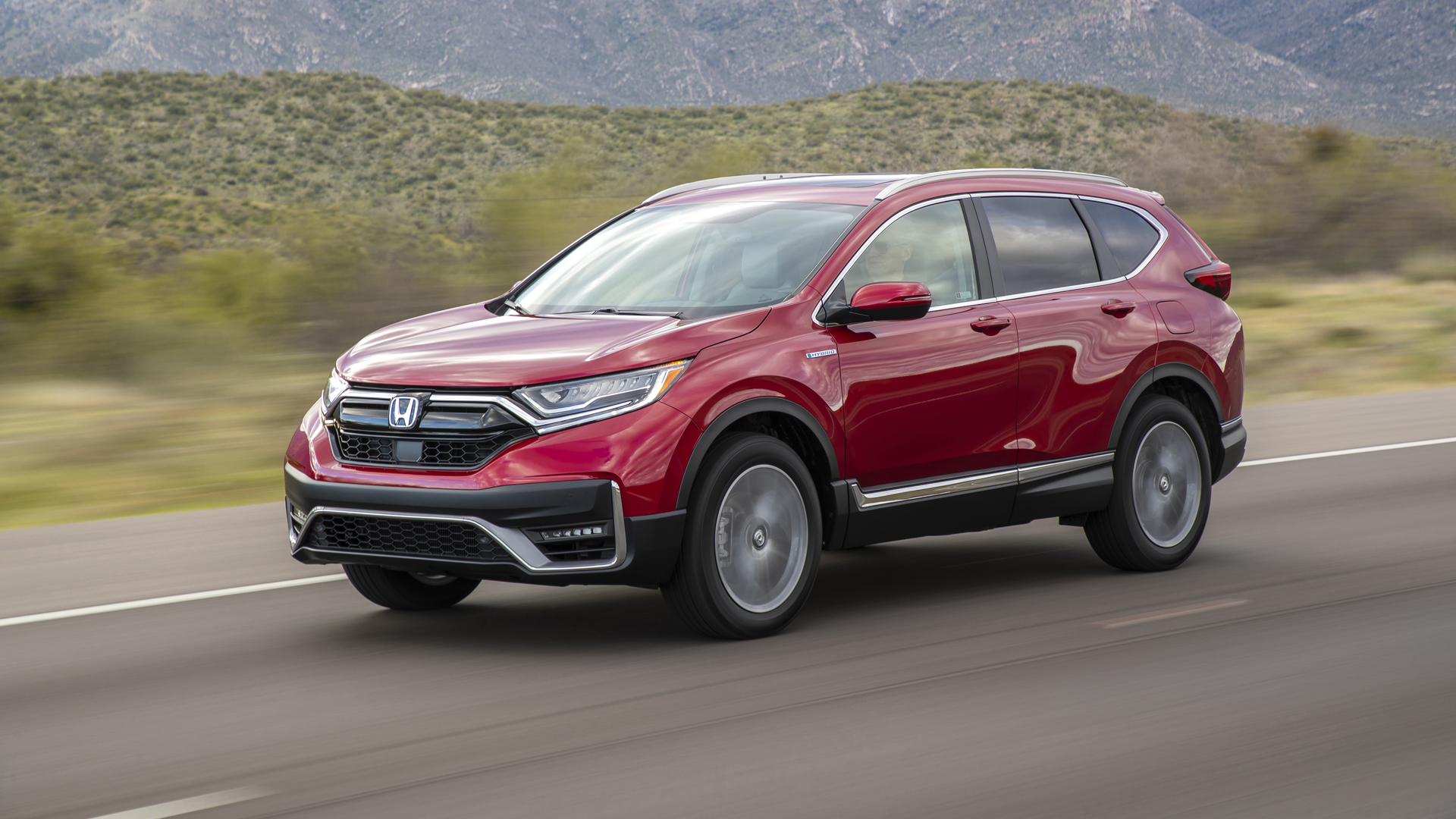 Car Compact Car Honda Honda Cr V Red Car Suv Vehicle 1920x1080