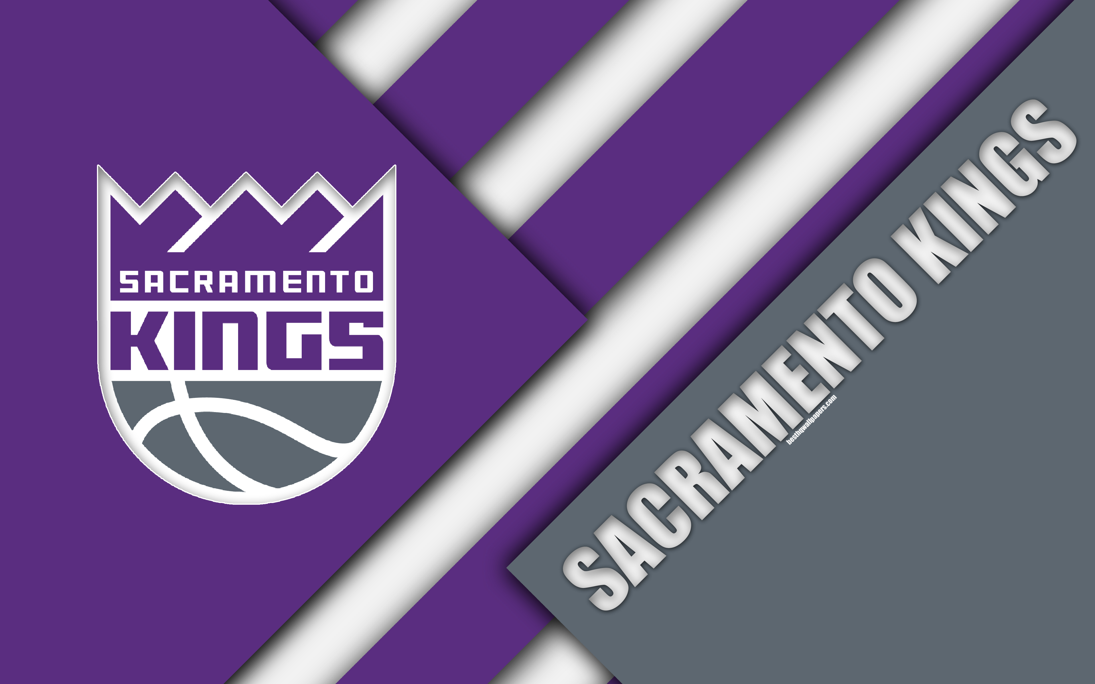 Basketball Logo Nba Sacramento Kings 3840x2400
