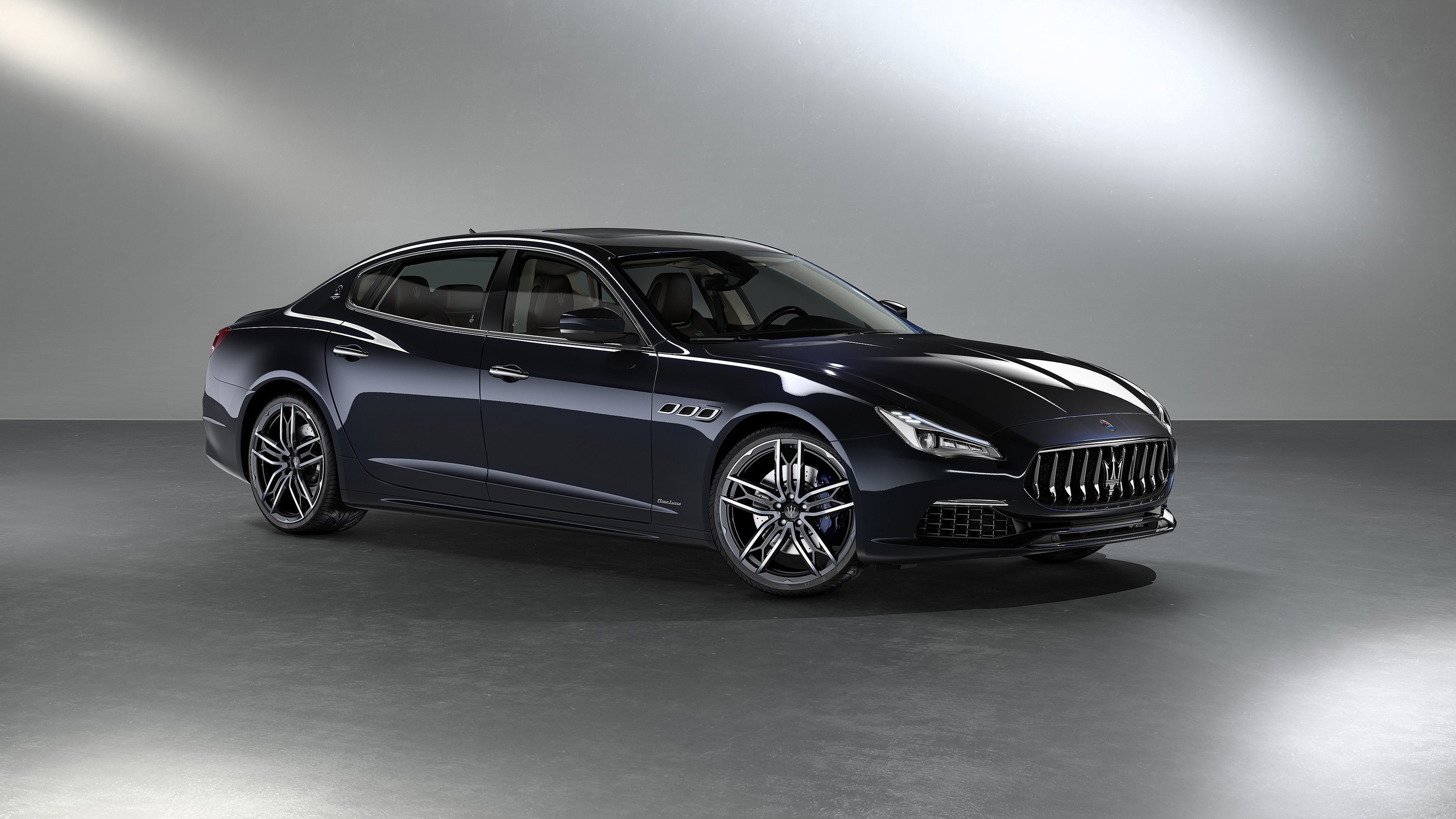 Blue Car Car Luxury Car Maserati Maserati Quattroporte Vehicle 3840x2160