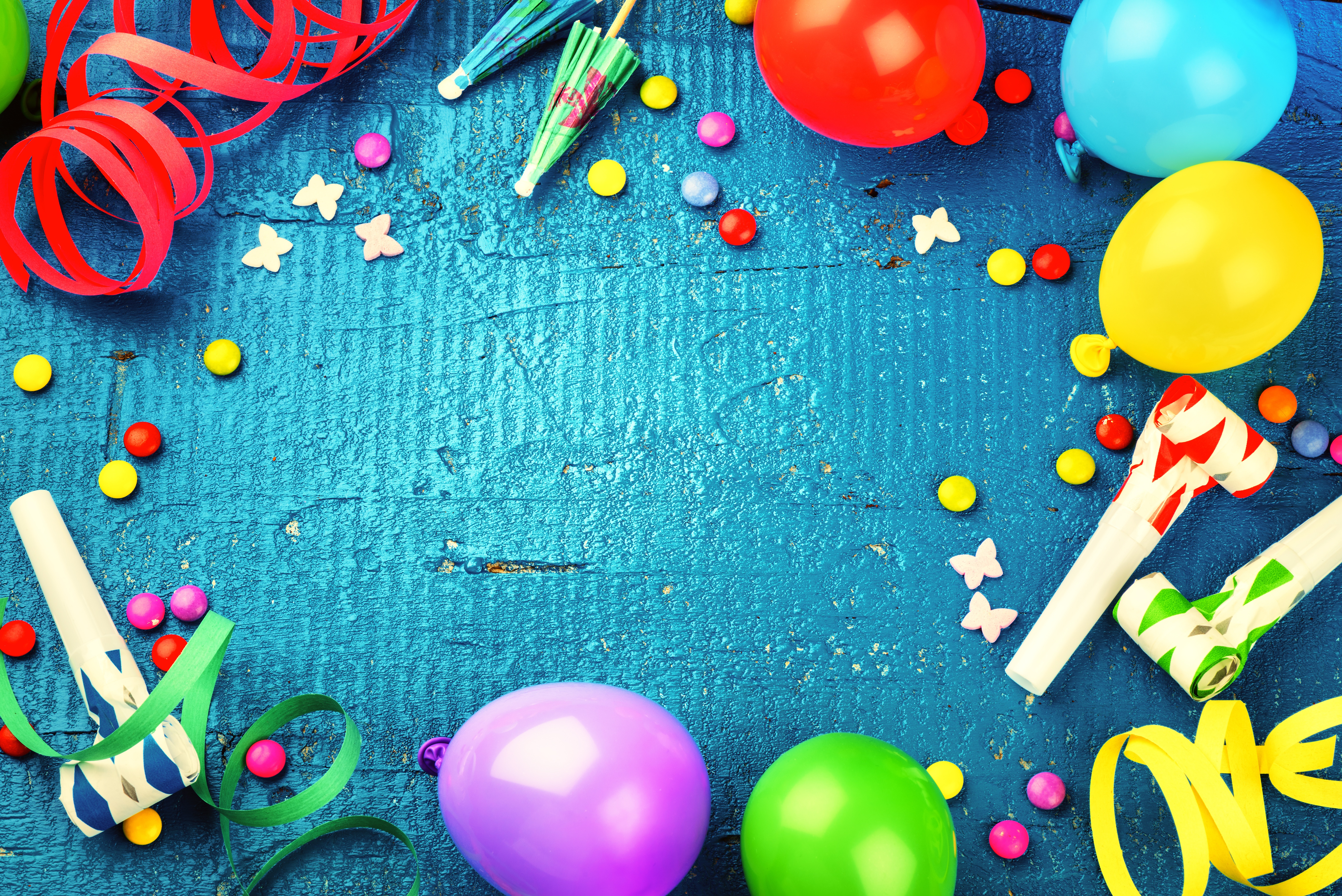 Balloon Birthday Colorful Party 5520x3684