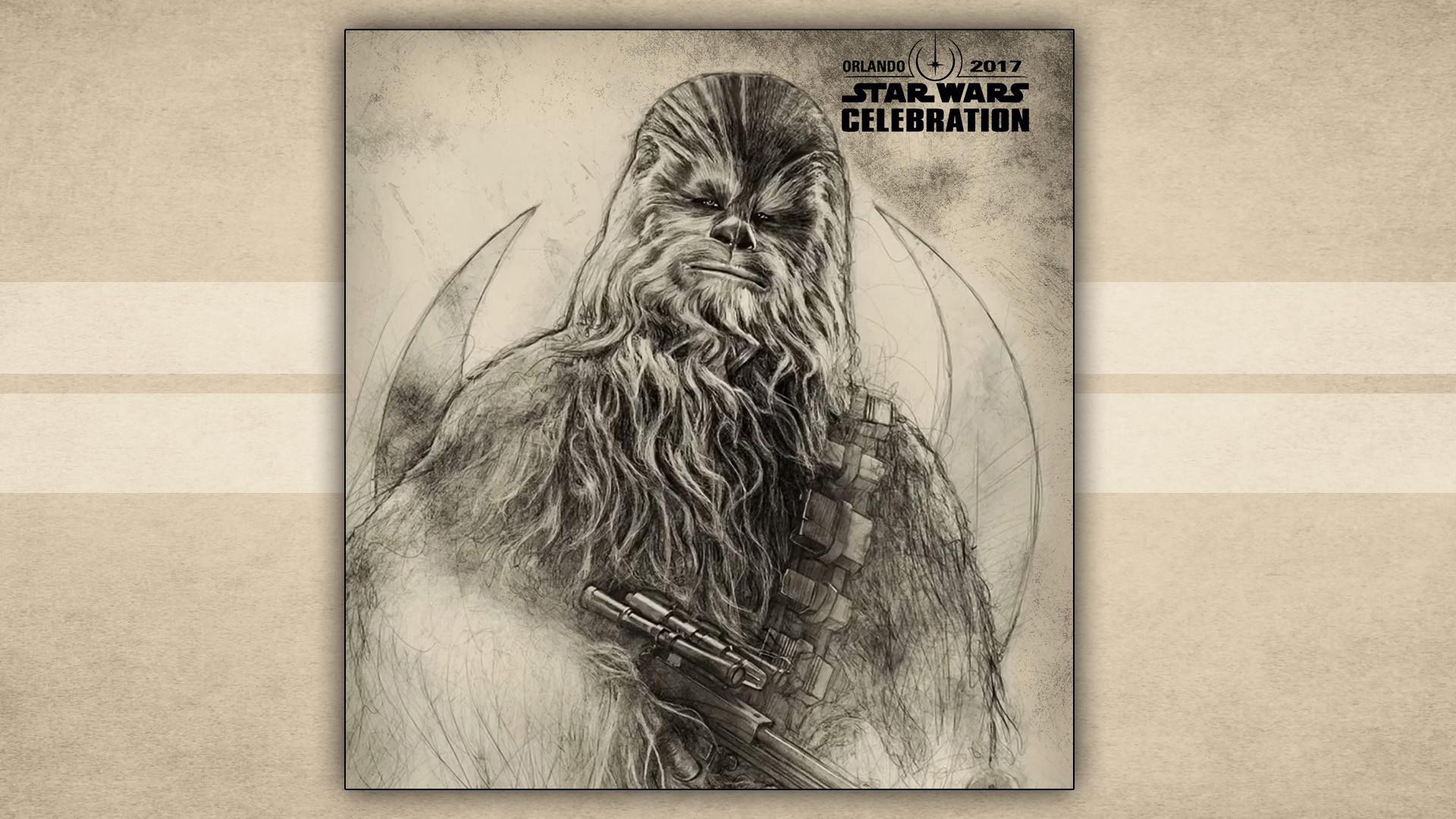 Badge Art Chewbacca Star Wars Star Wars Celebration 1920x1080
