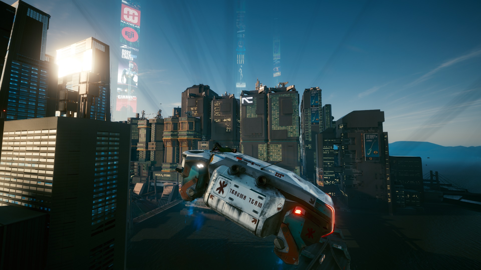 Cyber City Cyberpunk 2077 Video Games Science Fiction PC Gaming Futuristic City 1920x1080