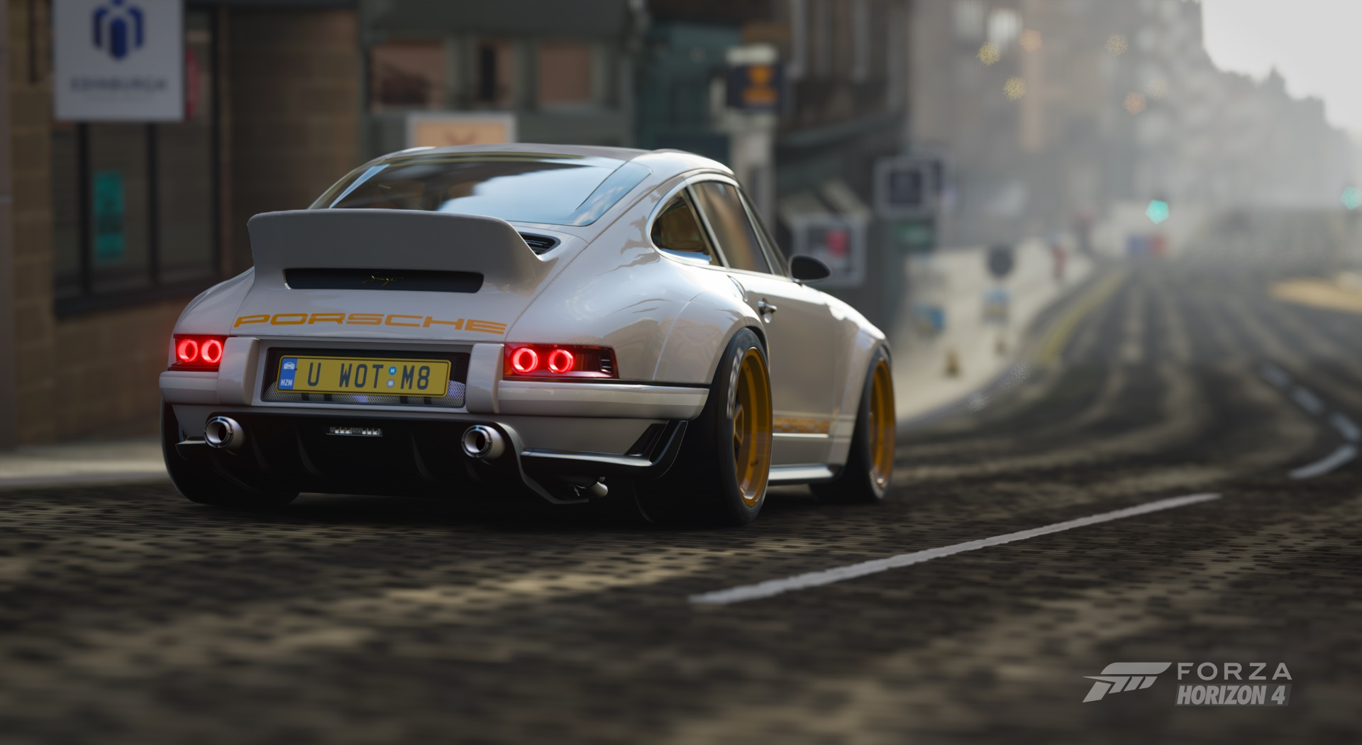 Forza Horizon 4 Video Games Car Screen Shot Stance Tuning Porsche 911 Singer 1920x1050