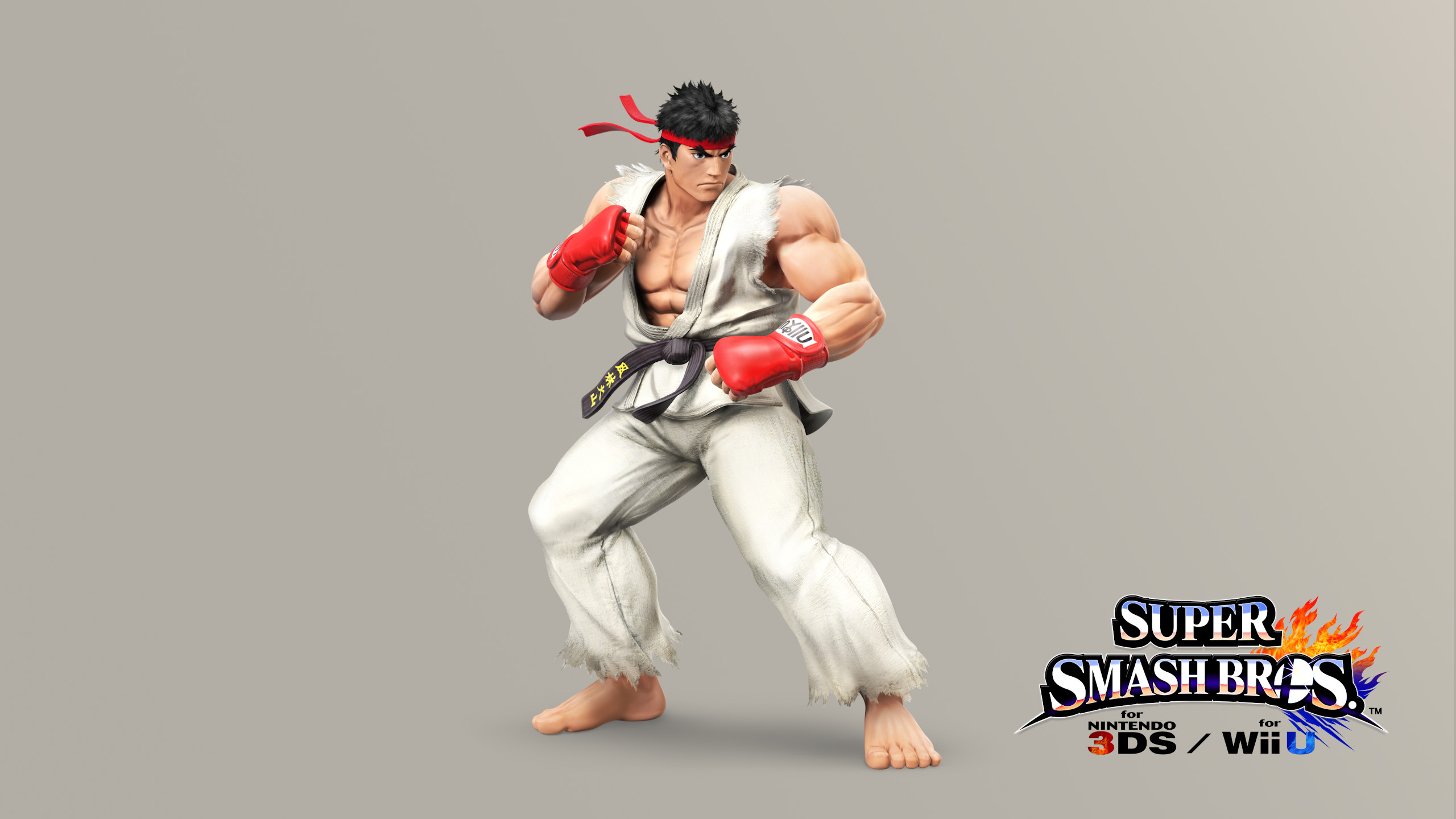 Ryu Street Fighter Super Smash Bros 2560x1440
