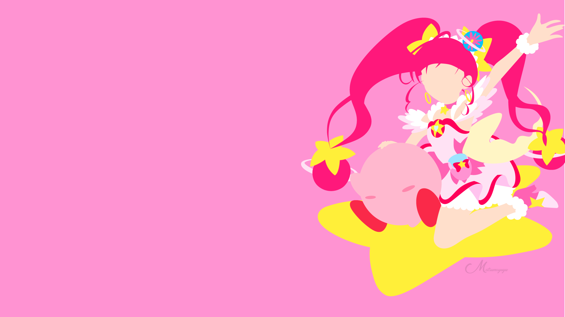 Crossover Kirby Minimalist Vector 1920x1080