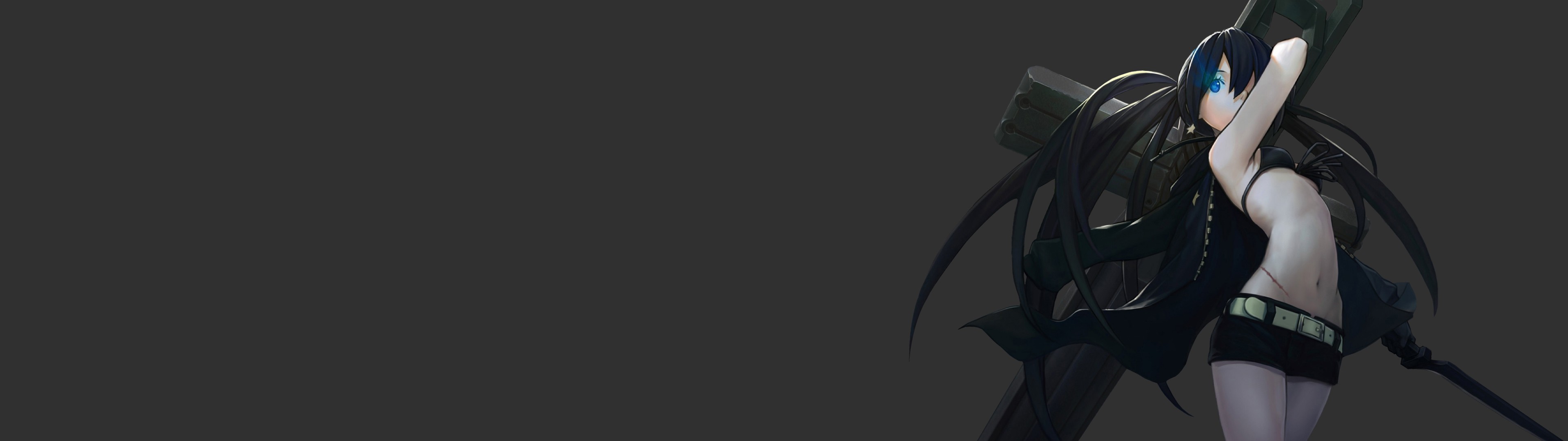 Black Rock Shooter 3840x1080