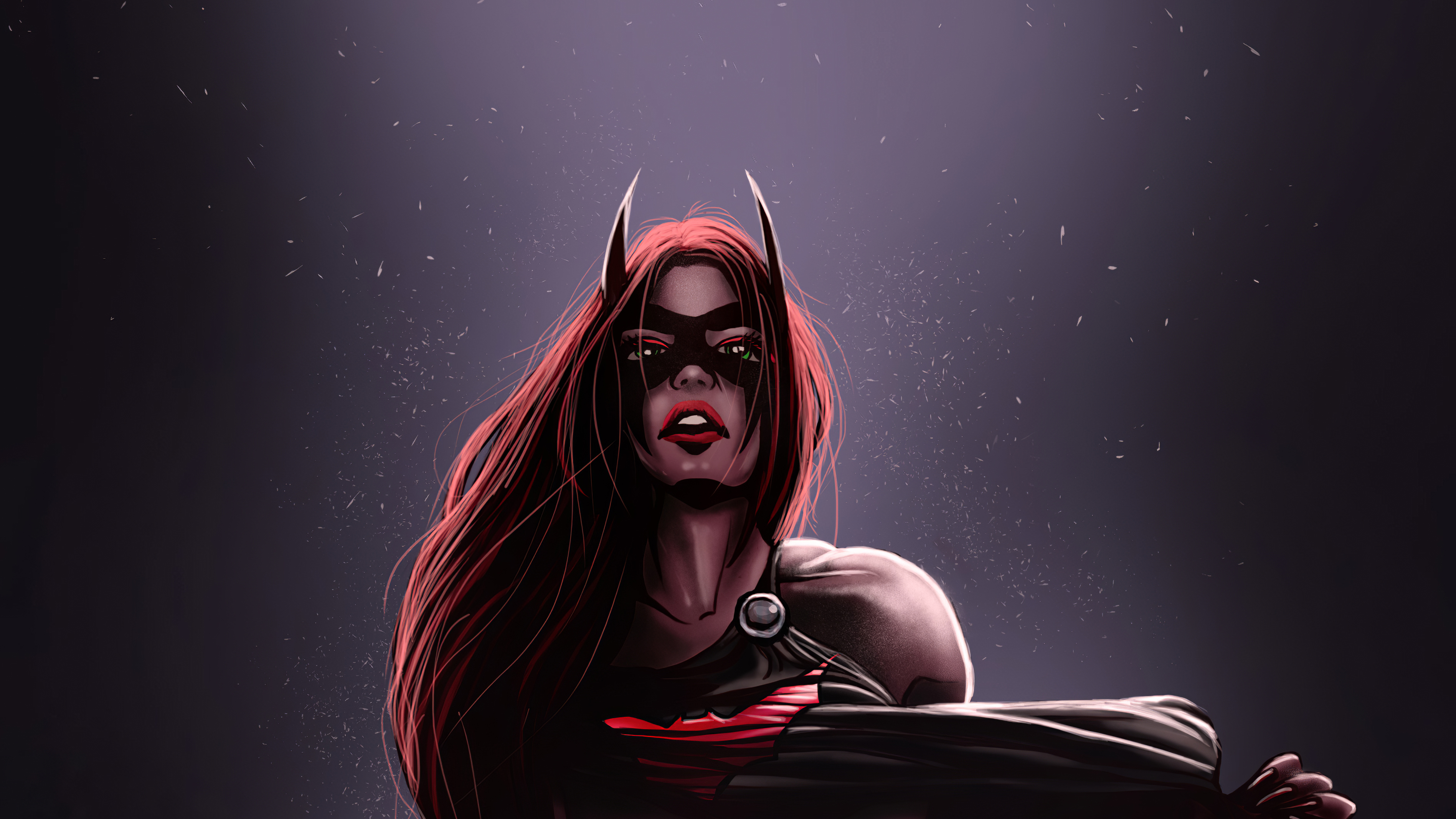 Batwoman Dc Comics Girl Green Eyes Red Hair 3794x2135