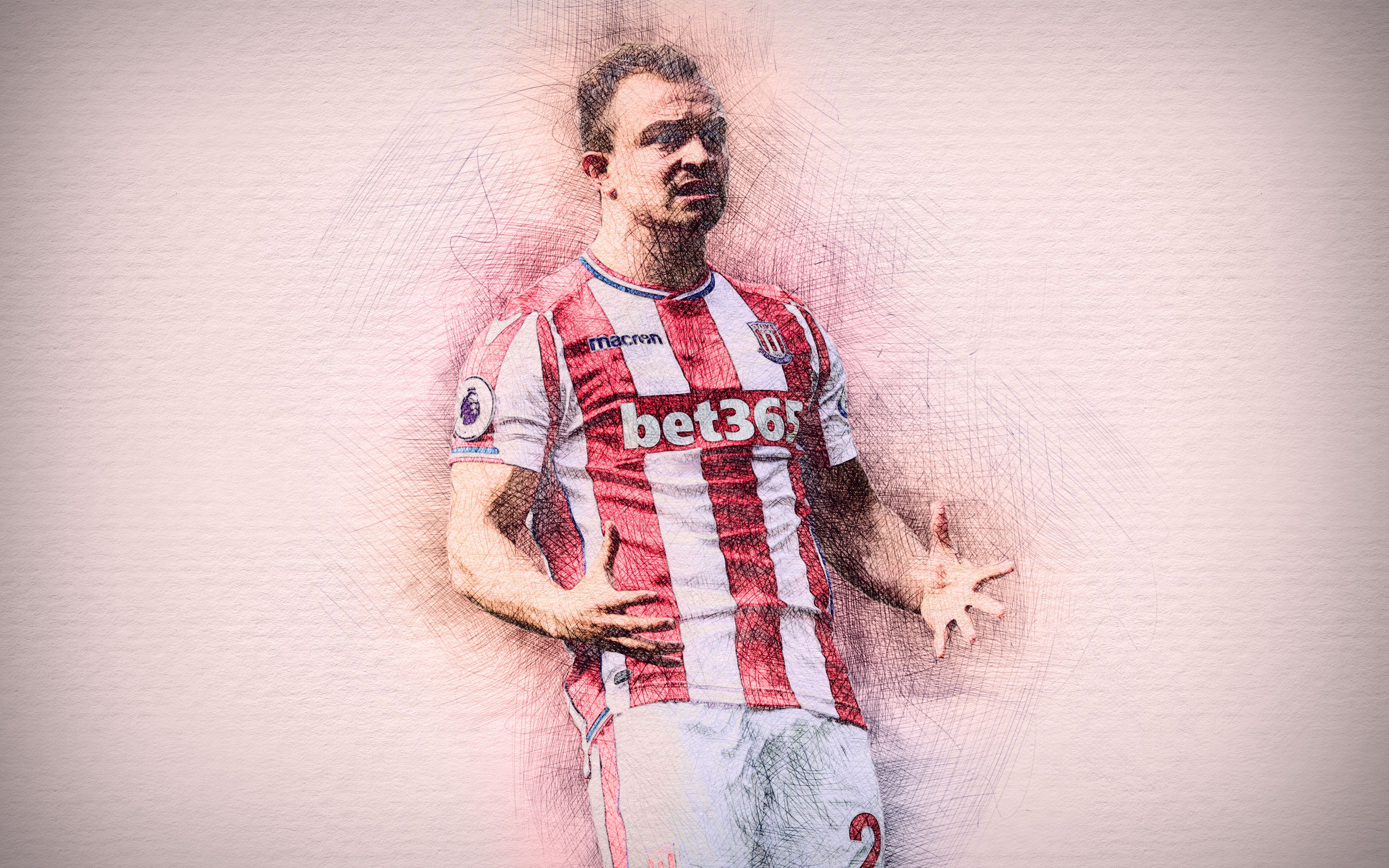 Soccer Swiss Xherdan Shaqiri 3840x2400