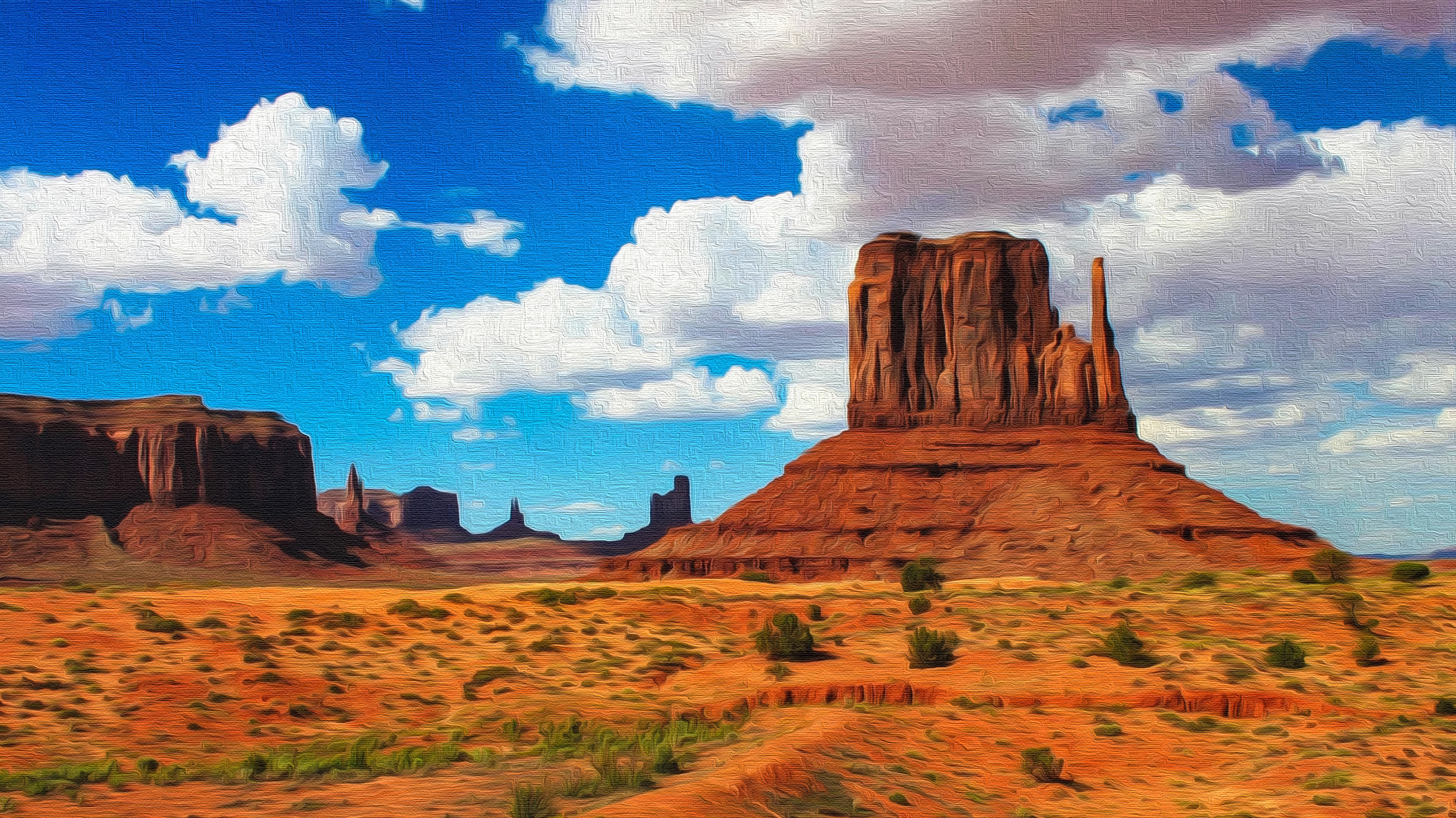 Artistic Monument Valley 3840x2160
