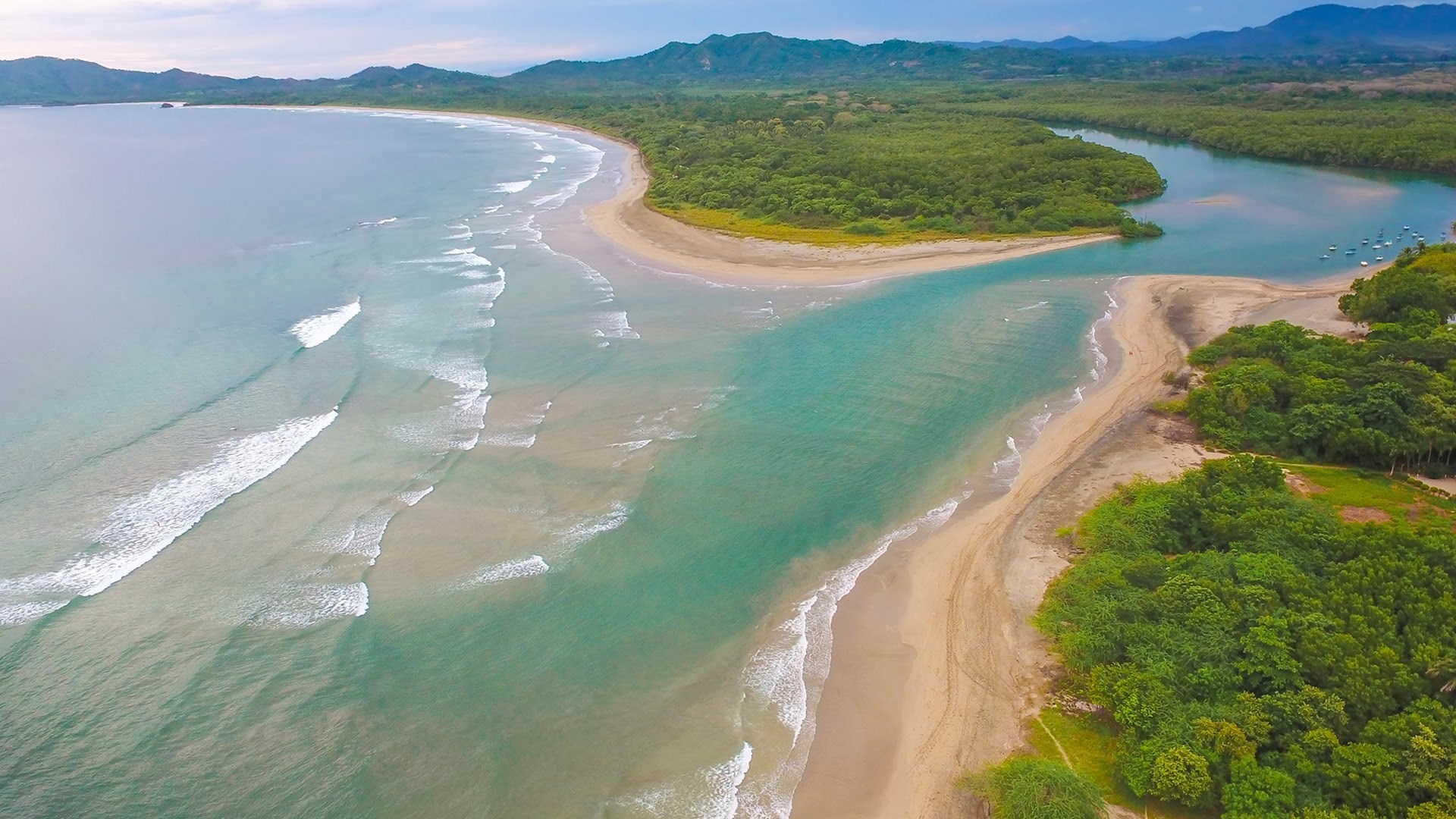 Coast Costa Rica Las Baulas Marine National Park Ocean 1920x1080