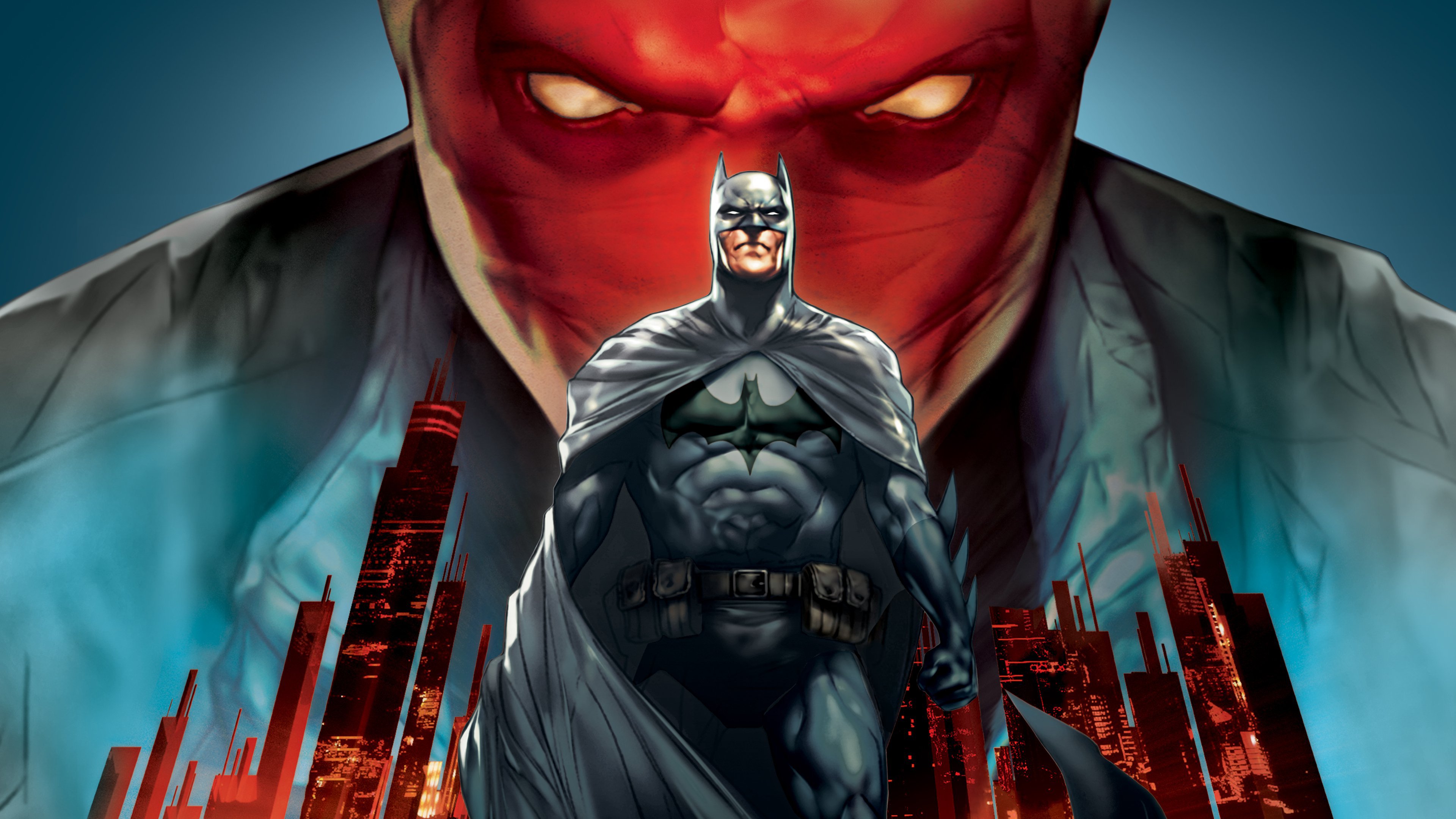 Batman Batman Under The Red Hood Bruce Wayne Dc Comics Jason Todd Red Hood Superhero 3840x2160