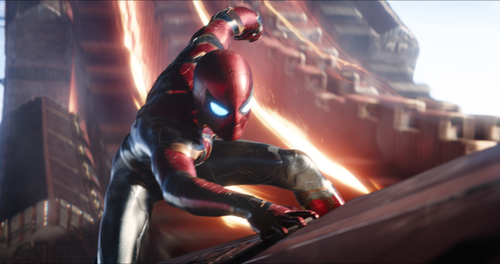 Avengers Infinity War Peter Parker Spider Man Tom Holland 2048x1080
