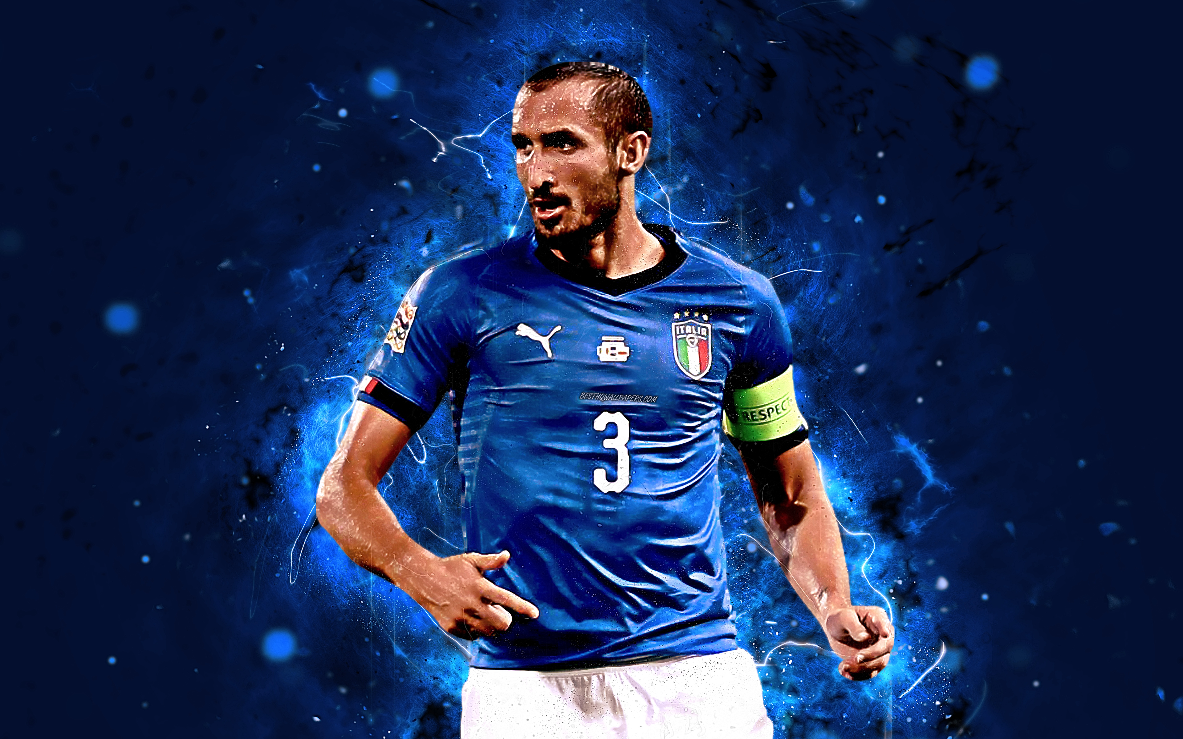 Giorgio Chiellini Italian Soccer 3840x2400